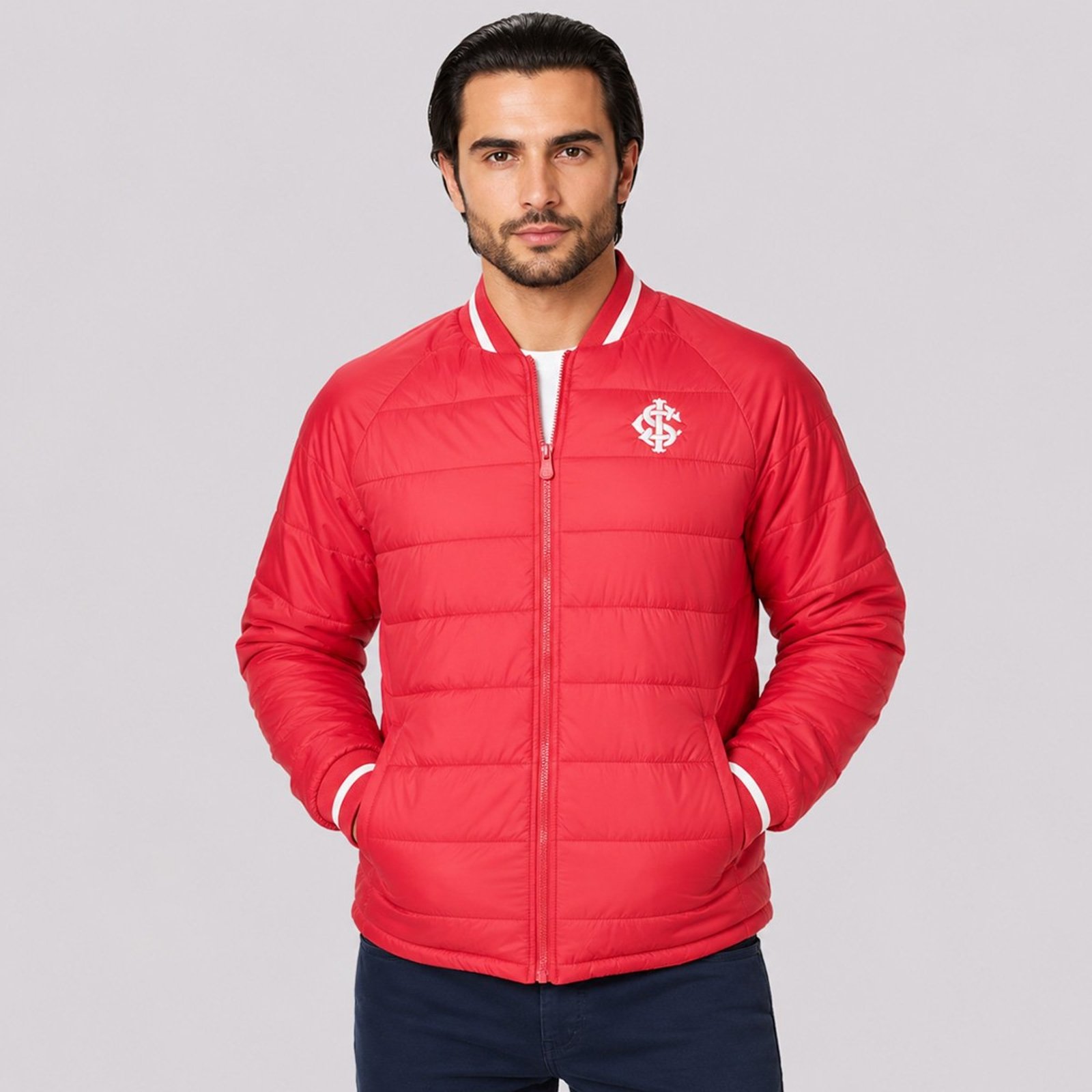 Jaqueta Internacional Puffer Vermelha