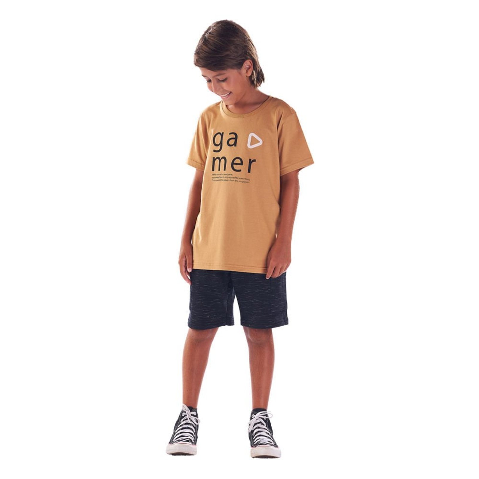 Infantil - Conjunto Menino - Camelo - 48877-306 Bege