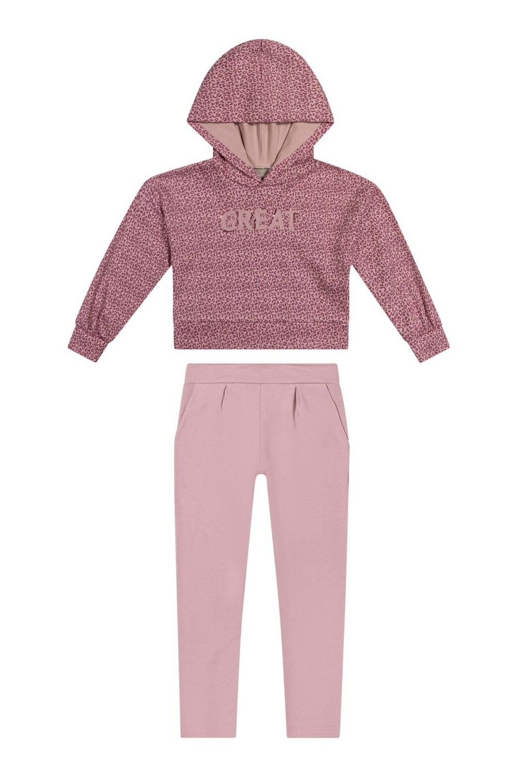 Infantil - Conjunto Animal Print Menina Colorittá Rosa