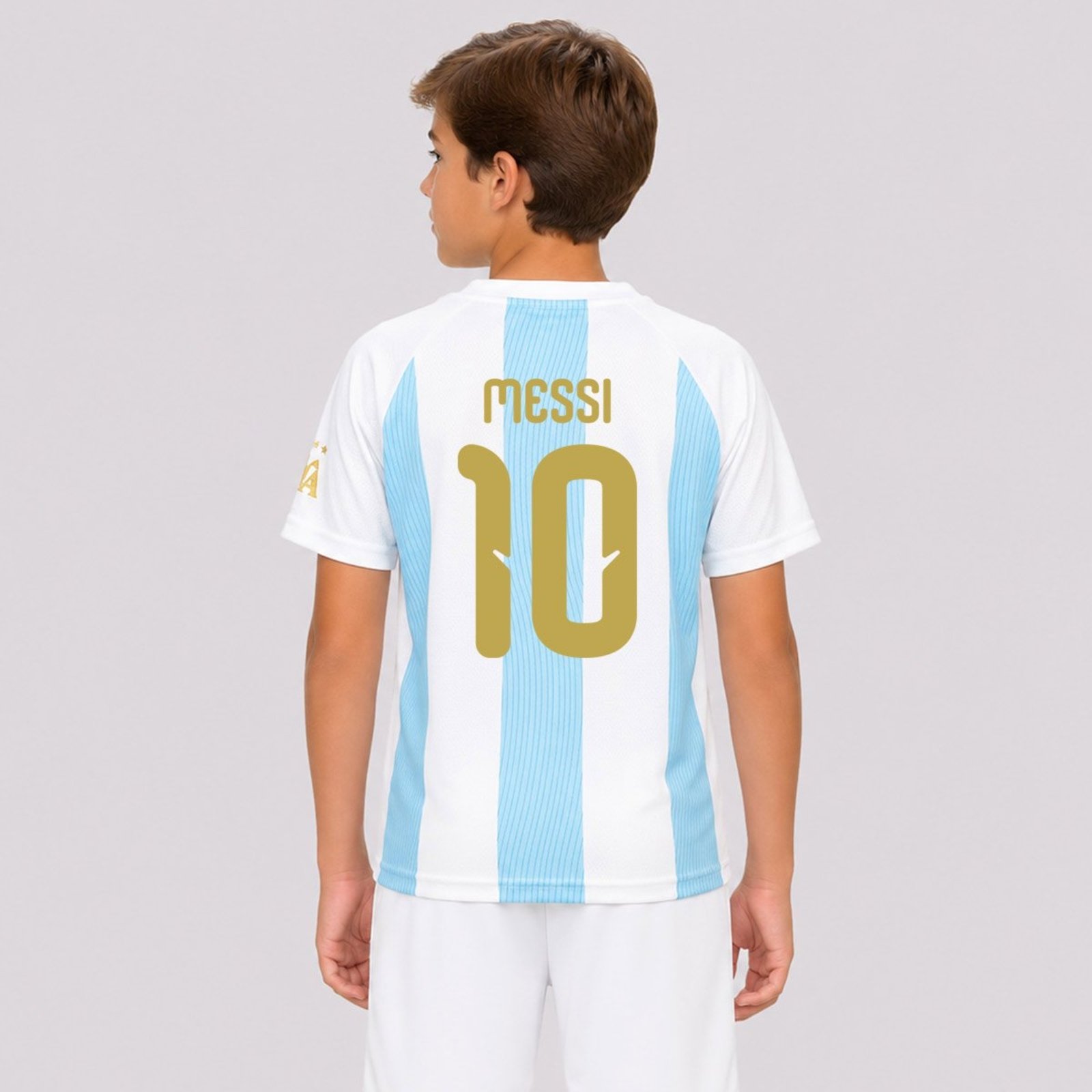 Camisa Argentina Selección Juvenil Azul 10 Messi