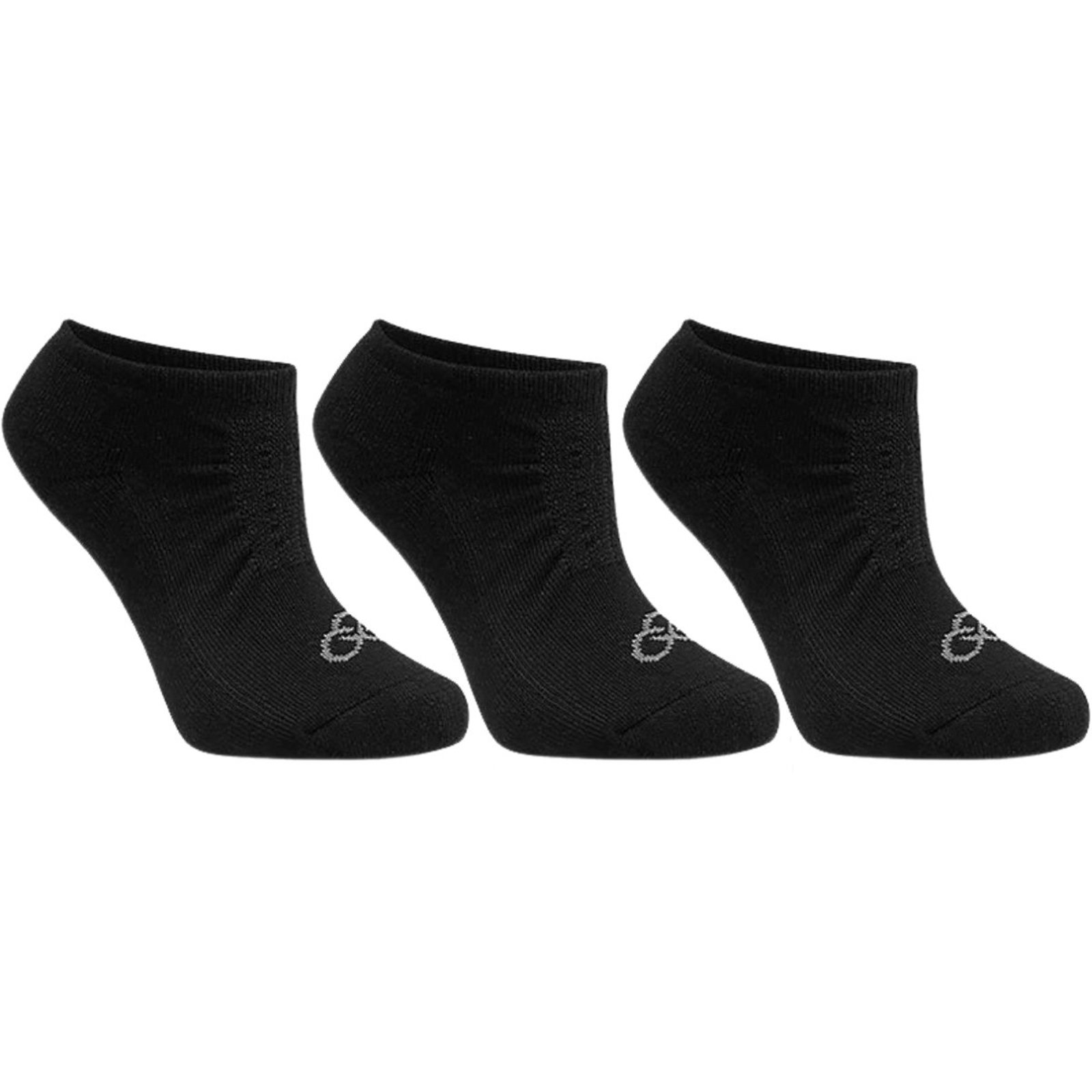 Meia Olympikus Cano Invisível Sem Fleece Kit 3 Pares Masculina