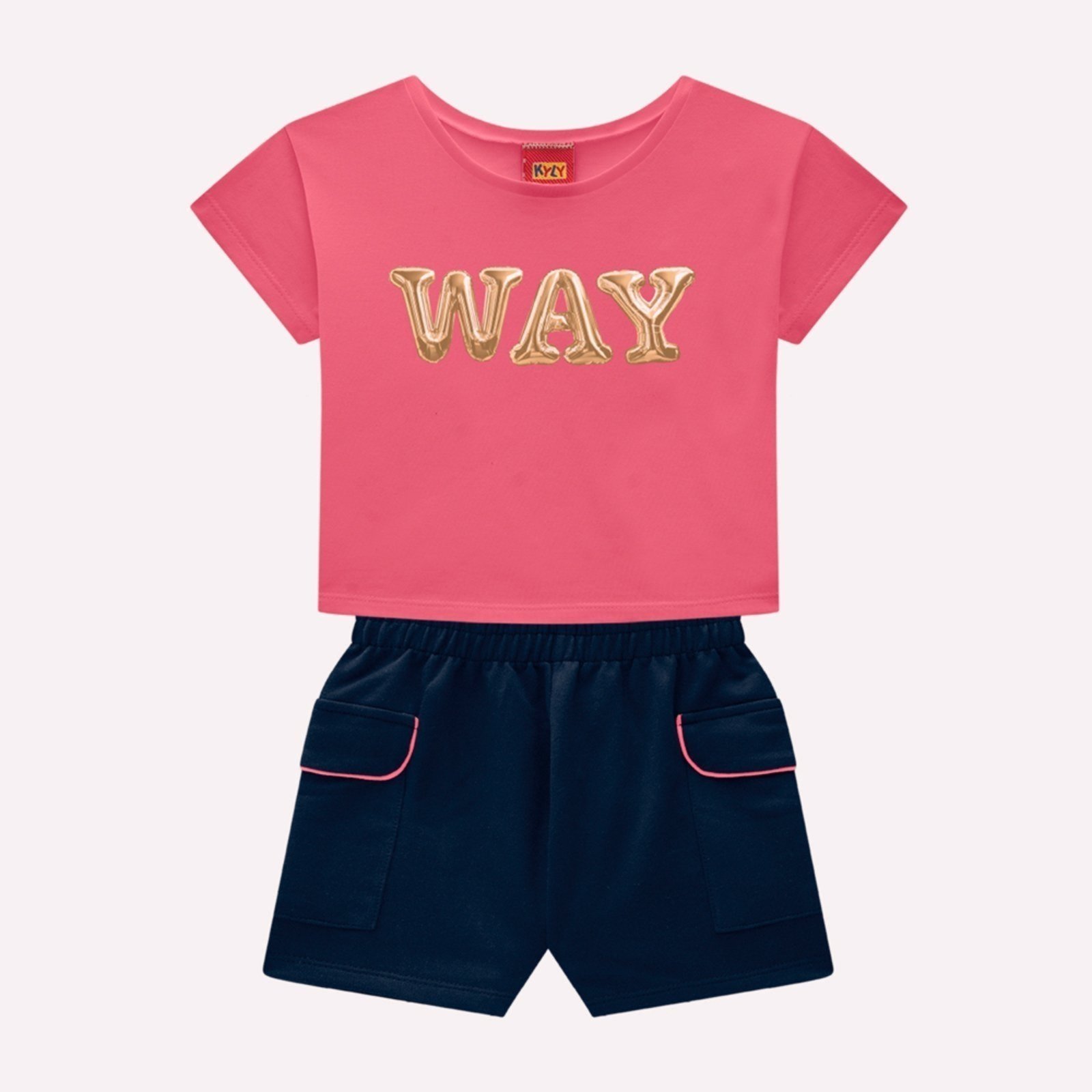 Infantil - Conjunto Menina Lettering Kyly