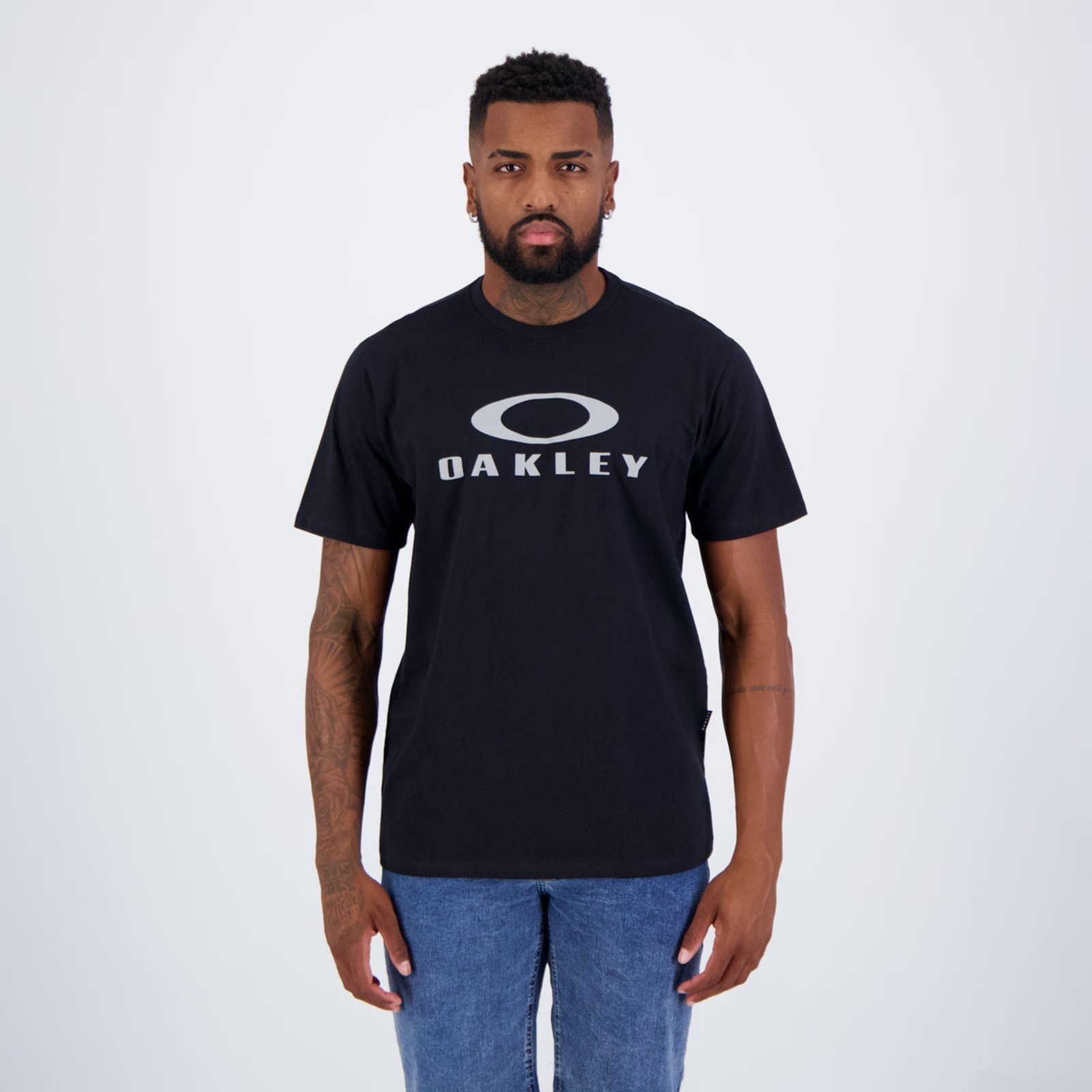 Camiseta Oakley O-Bark Preta