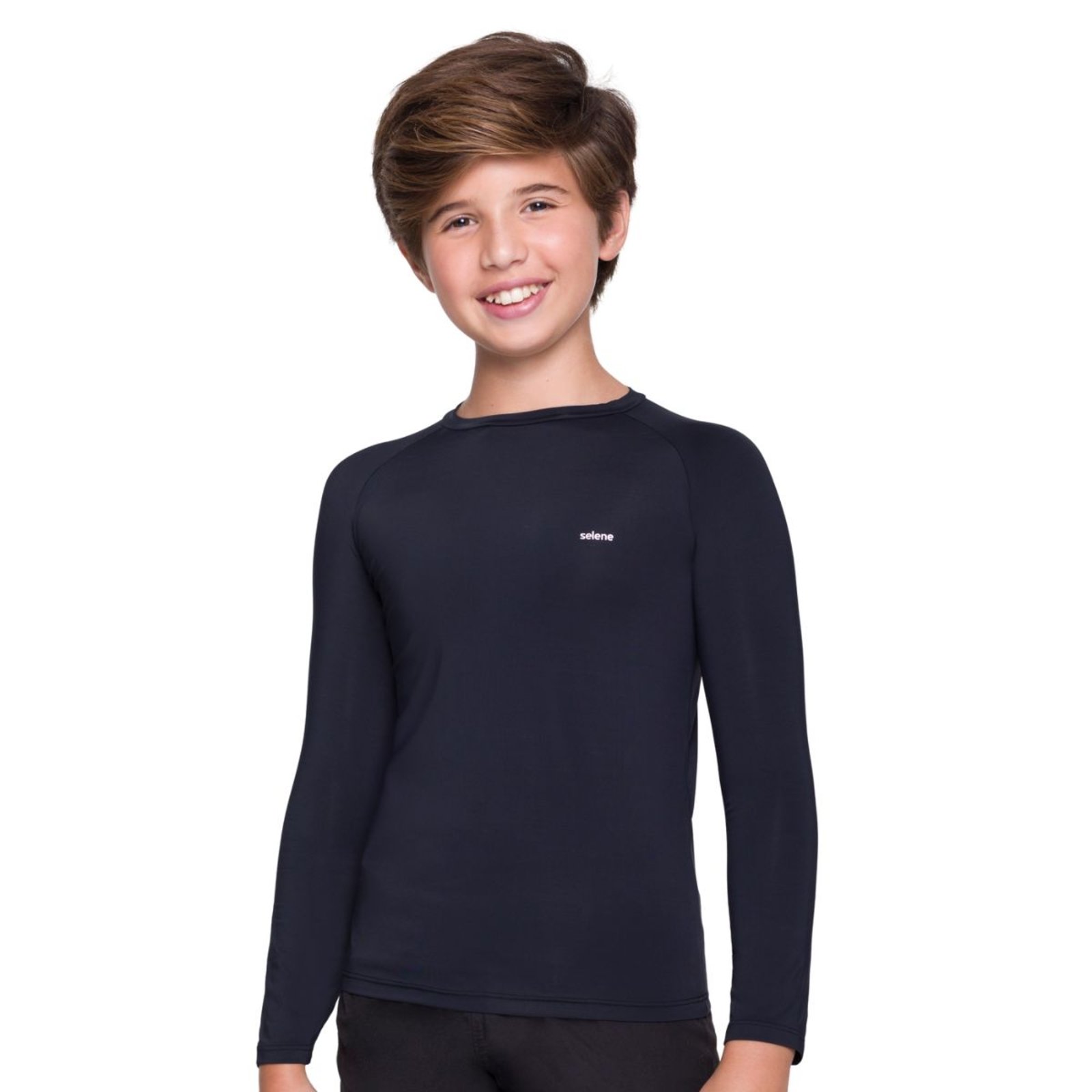 Camiseta Manga Longa Juvenil Com Proteção Unissex UV Selene