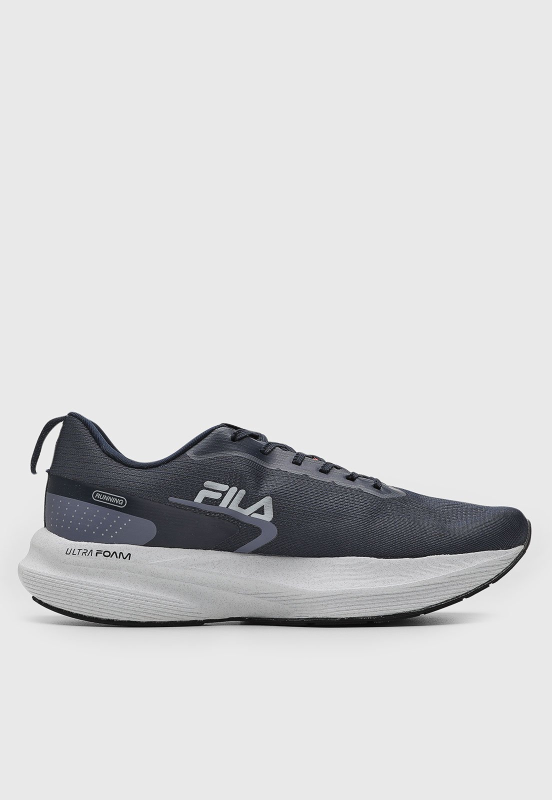 Vista 3 Tênis Masculino Fila Racer Fastpace e Laranja azul marinho Fila azul marinho