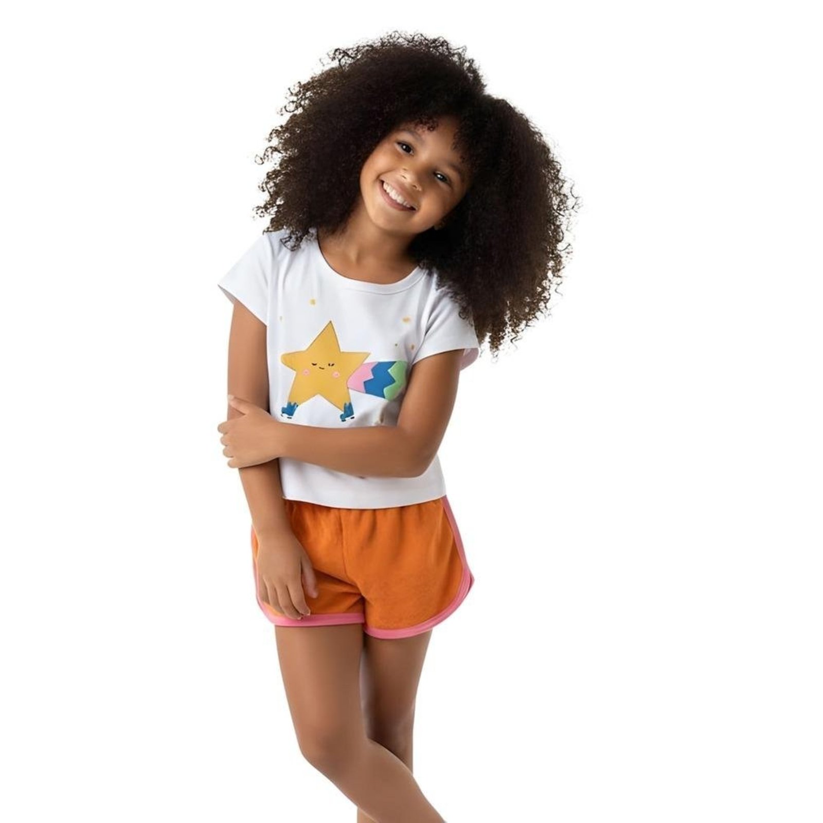 Infantil - Conjunto Menina Estrela Alphabeto