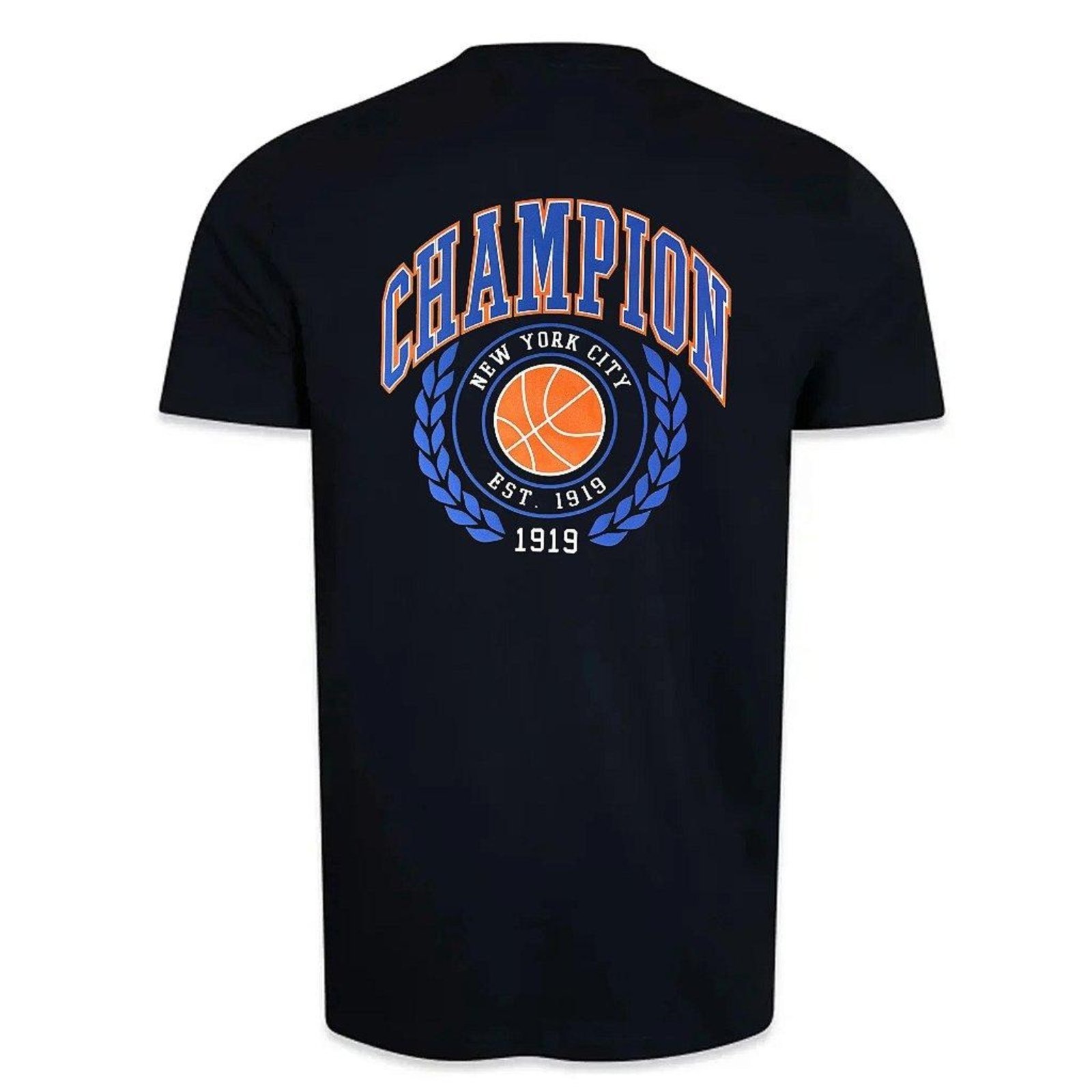 Vista 3 Camiseta Champion Mc New York City Masculino preto preto