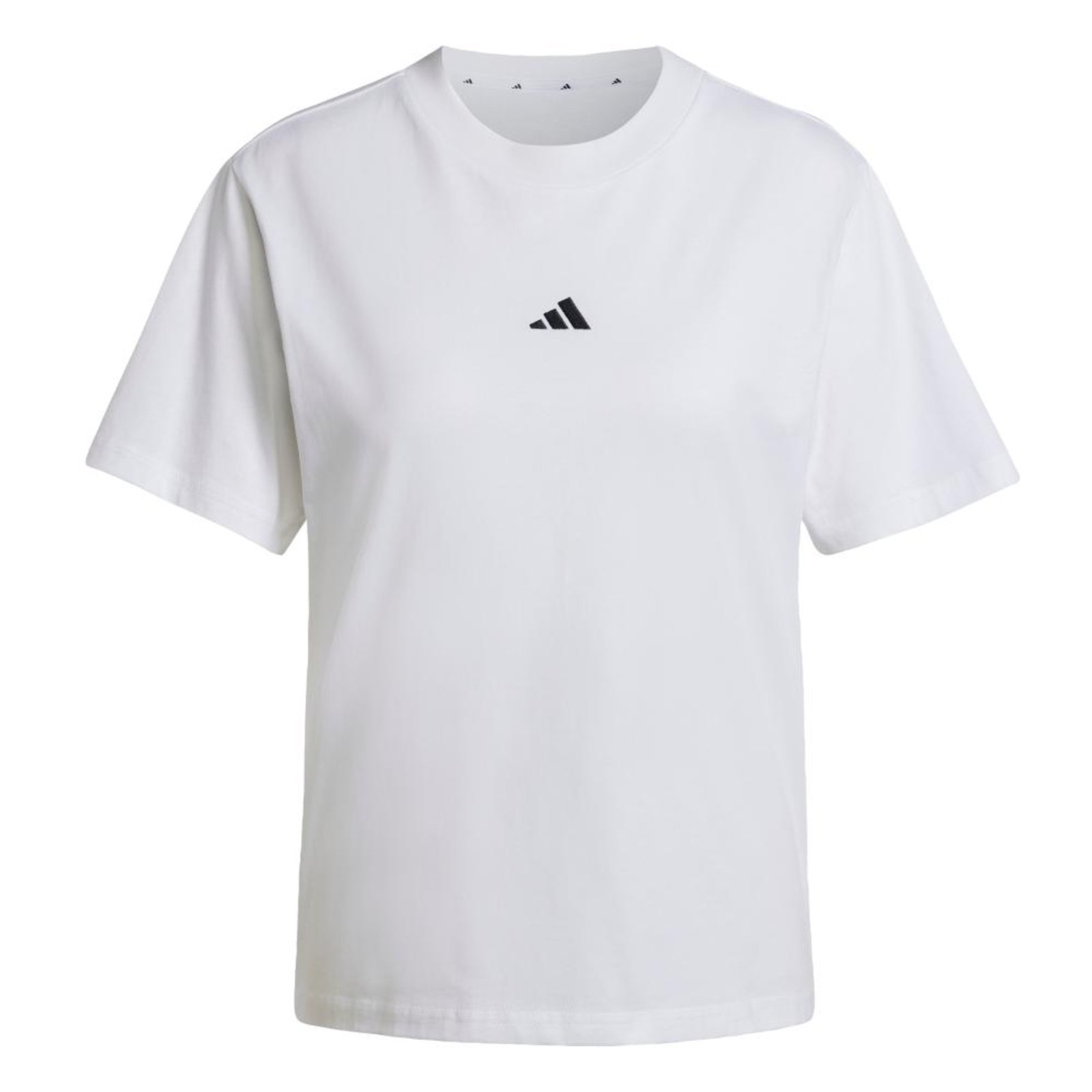 Camiseta Algodão Essentials Small Logo adidas Sportswear Branco