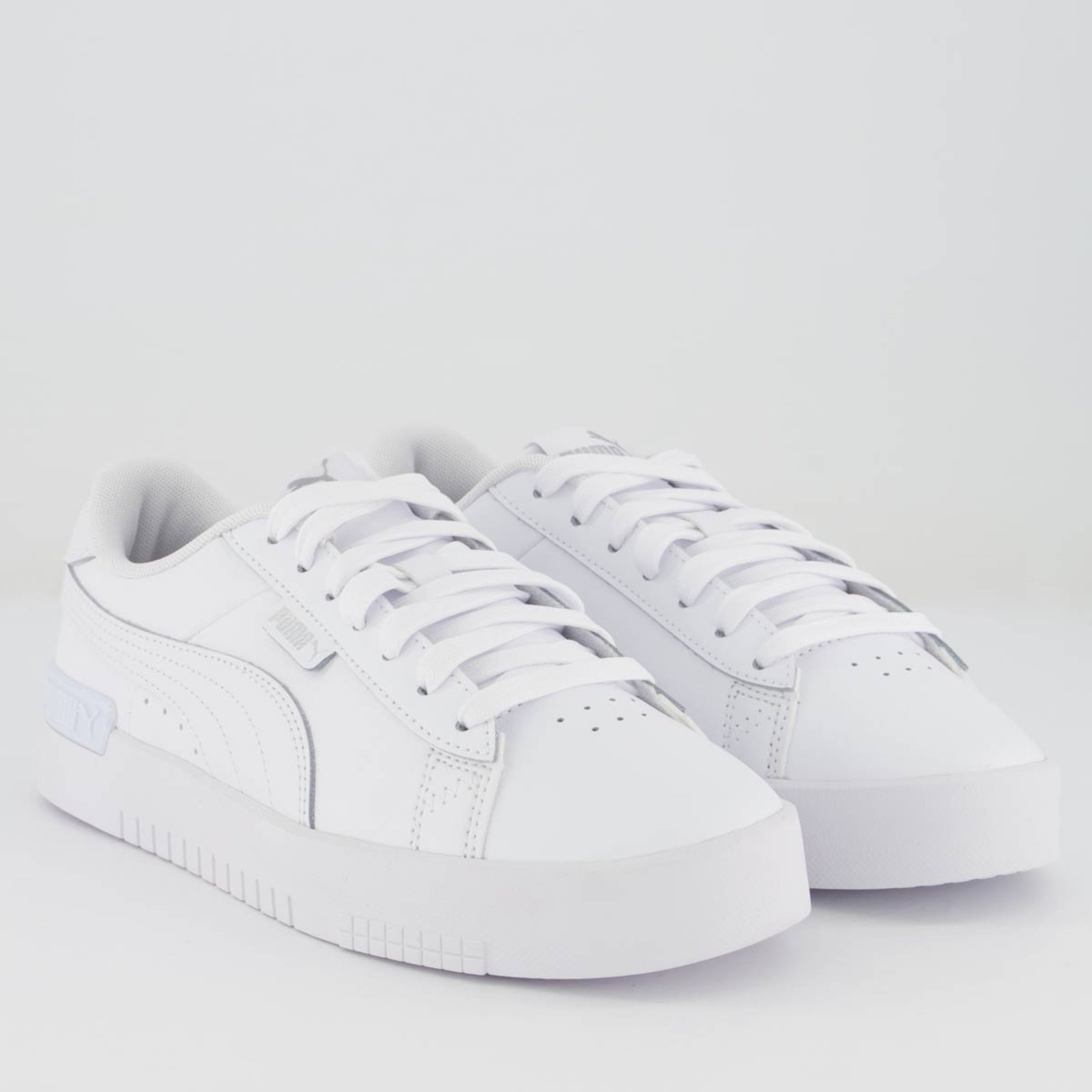 Vista 3 Tênis Puma Jada Feminino e Prata branco Puma branco