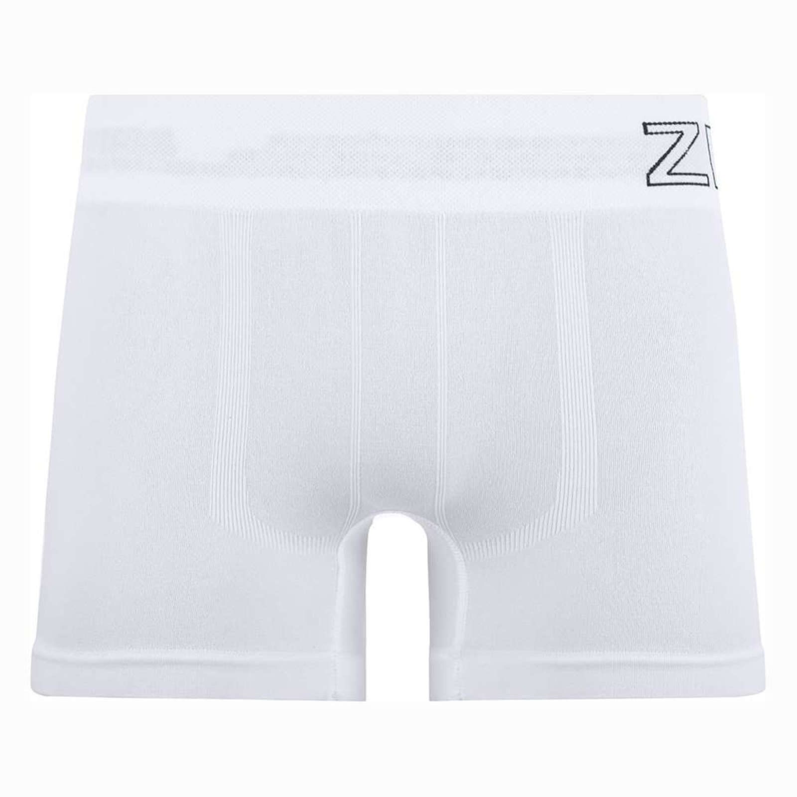 Cueca Boxer com Jacquard no Cós Sem Costura Branca Zee Rucci