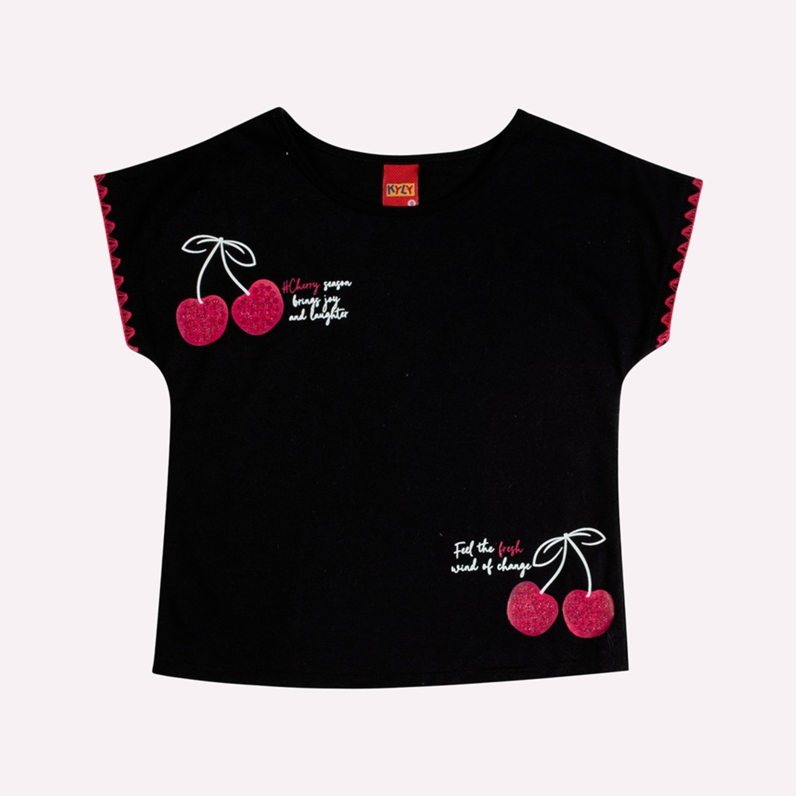 Infantil – Blusa Menina Cerejas Kyly