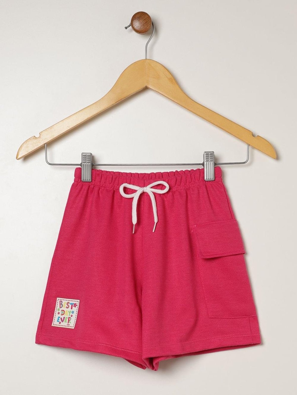 Infantil - Short Moletinho Juvenil Para Menina - PINK