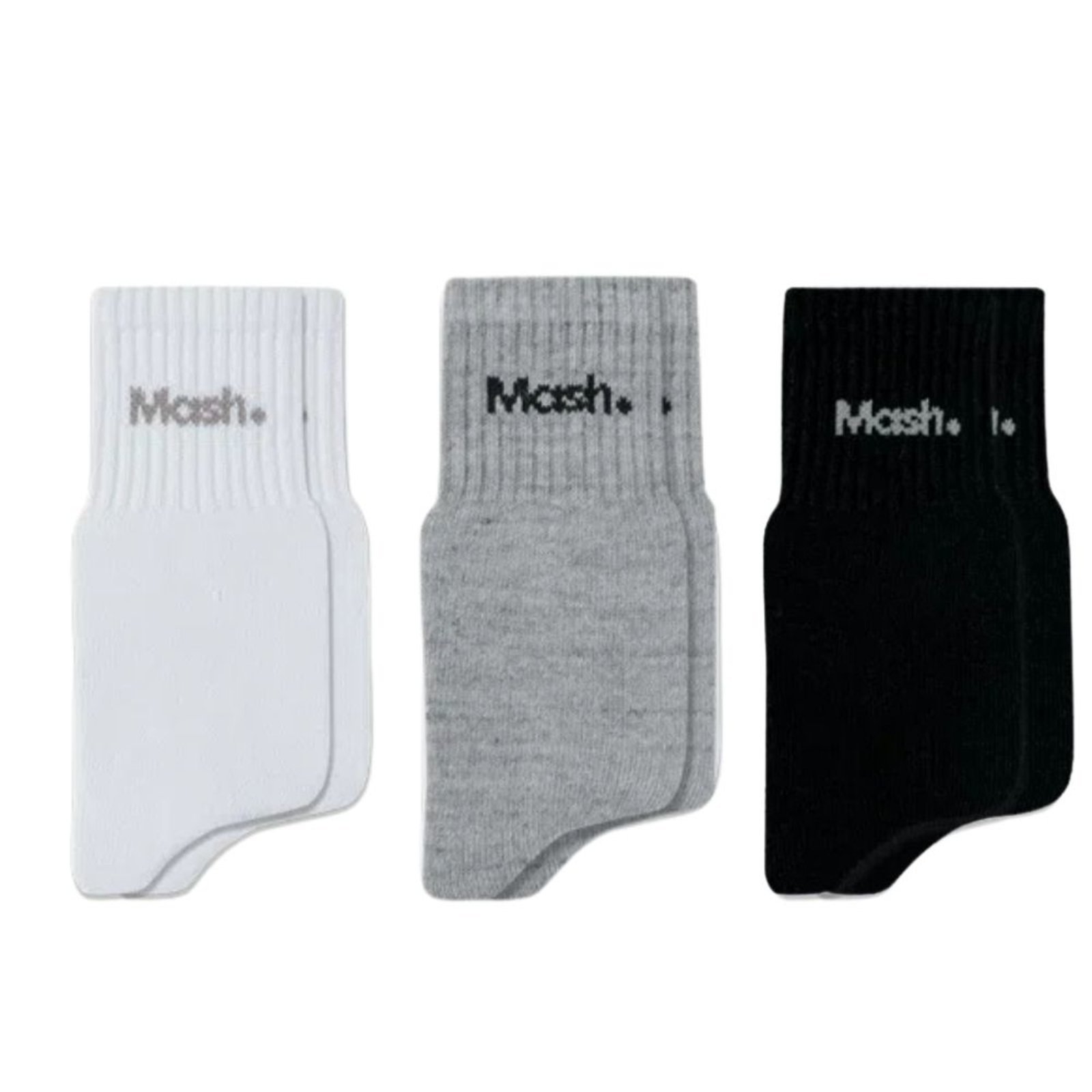 Kit 9 Pares Meias Mash Masculina 20205 Cano Medio Algodão