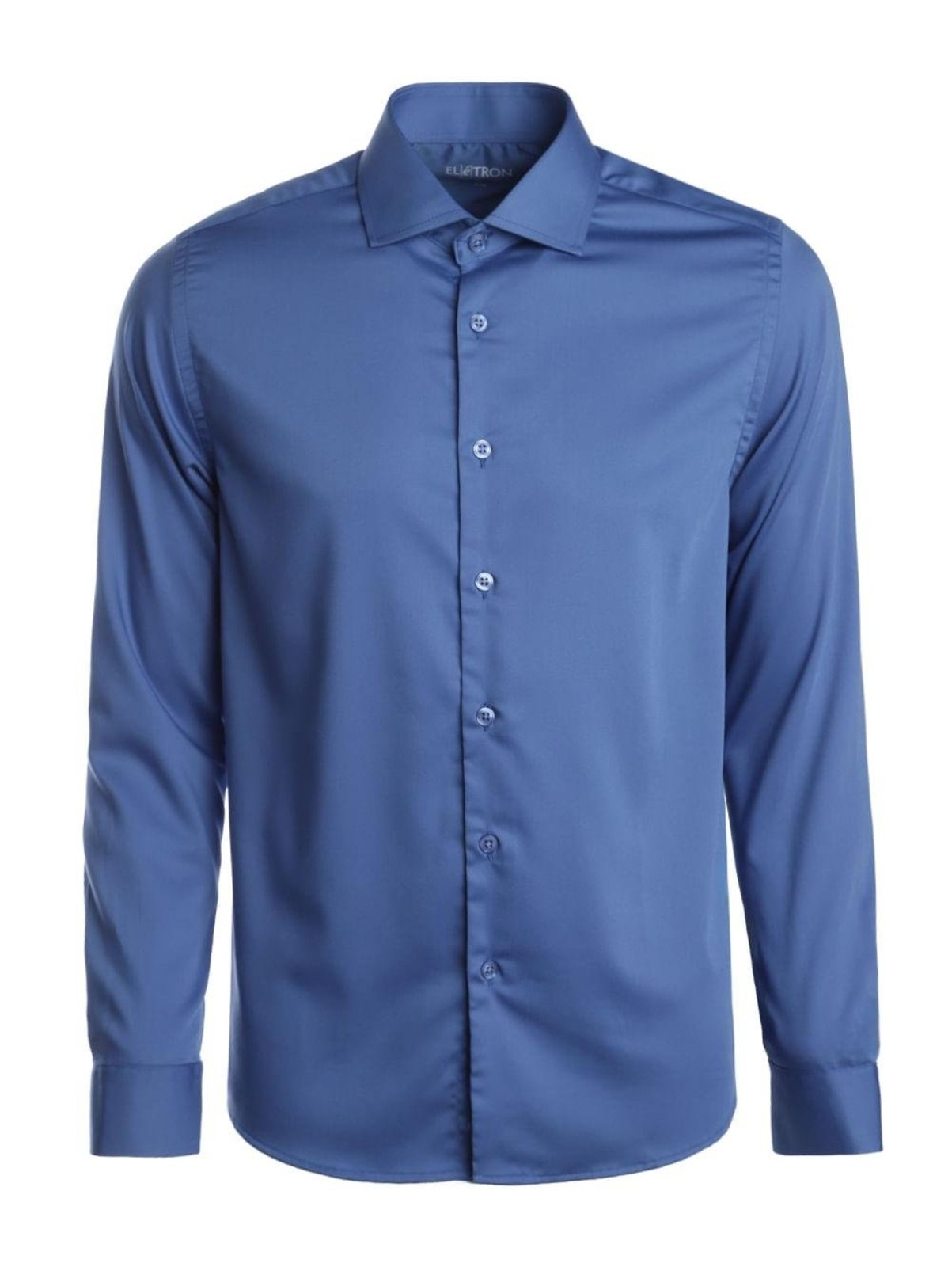 Camisa Slim Fibra de Bambu Eletrón Masculina AZUL