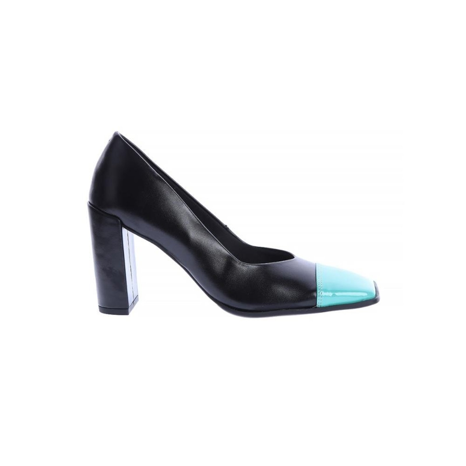 Ariella - Scarpin Cap Toe Damannu Shoes Preto Preto