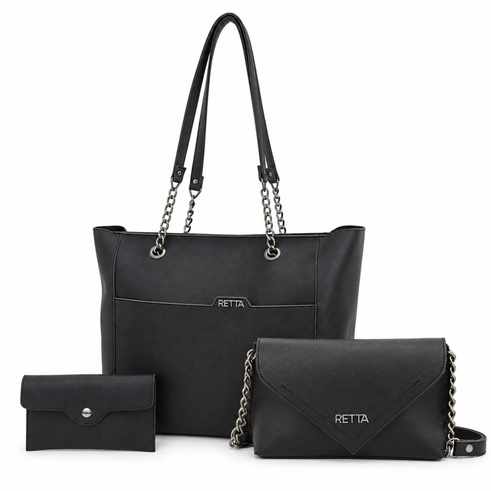 Kit 2 Bolsas Femininas Esther Grande + Amália Pequena