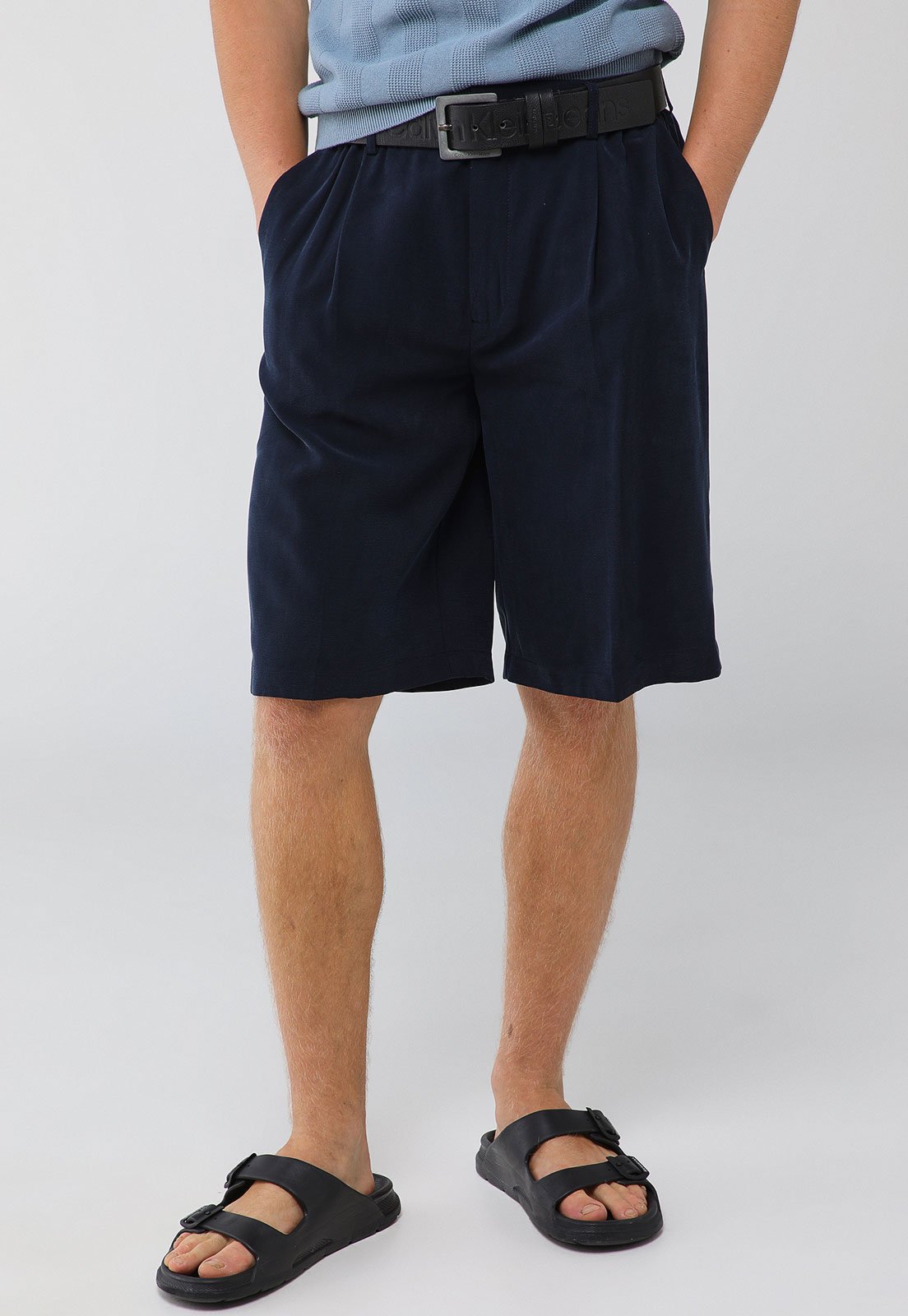 Bermuda Masculina Hering Azul Marinho