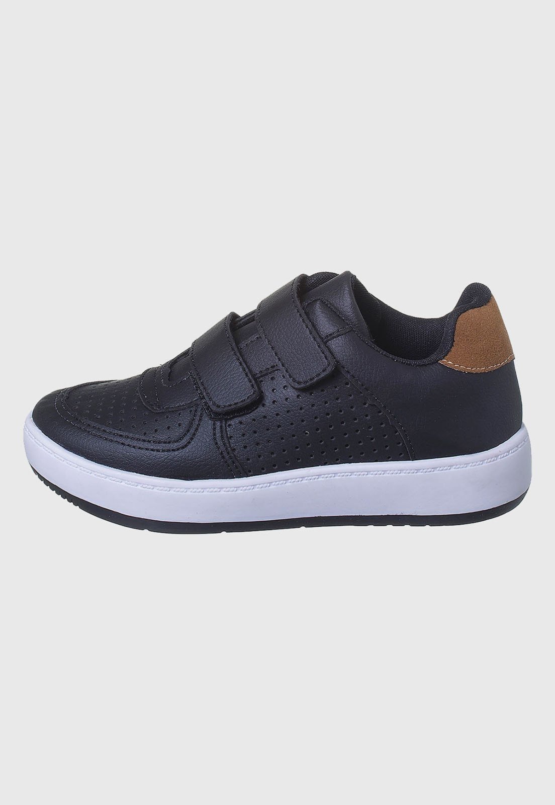 Vista 3 Infantil - Tênis Escolar Casual tep Kidstep preto Kidstep preto