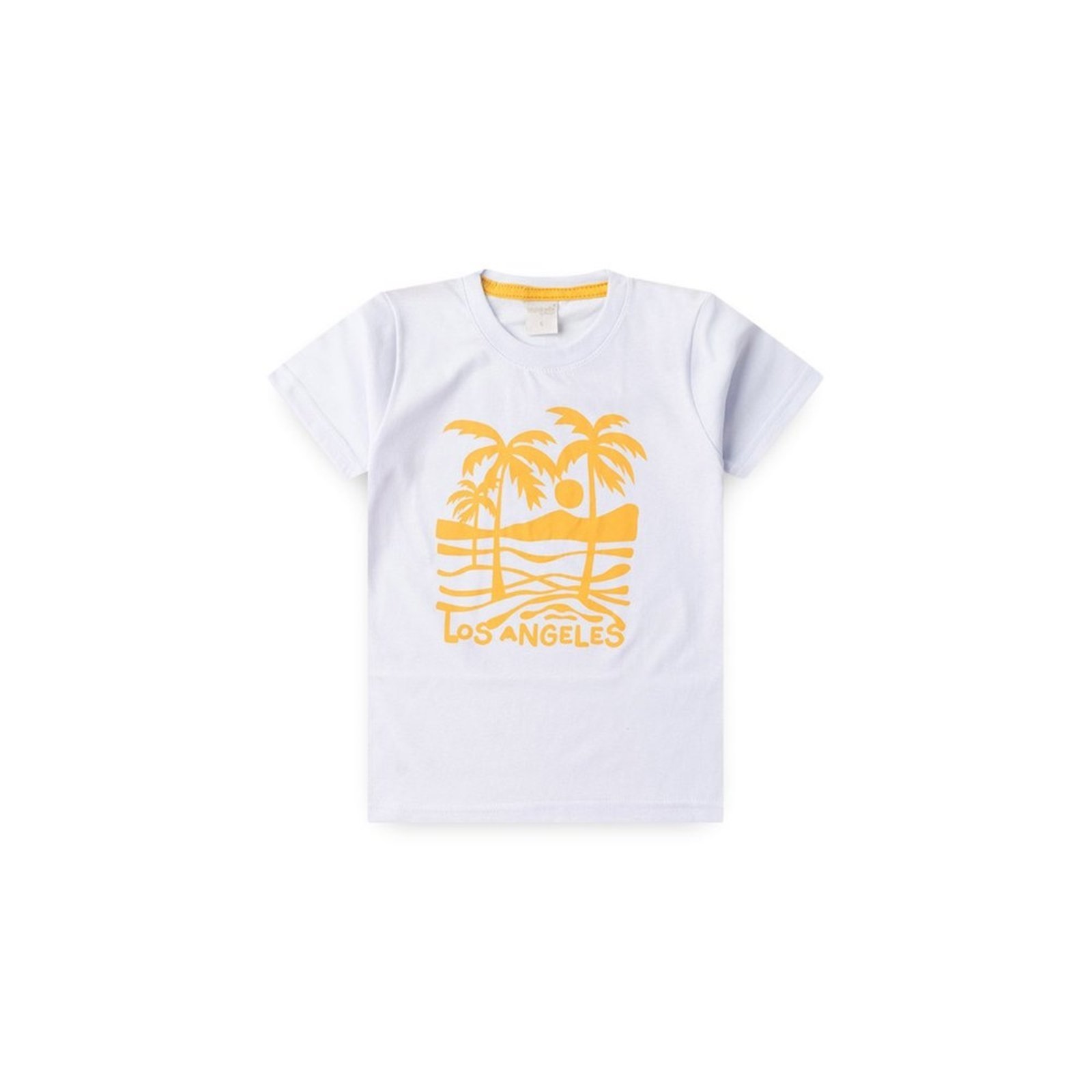 Vista 3 Infantil - Conjunto Molekada Verão Menino Camiseta e Bermuda com Cadarço Los Angeles branco Molekada branco