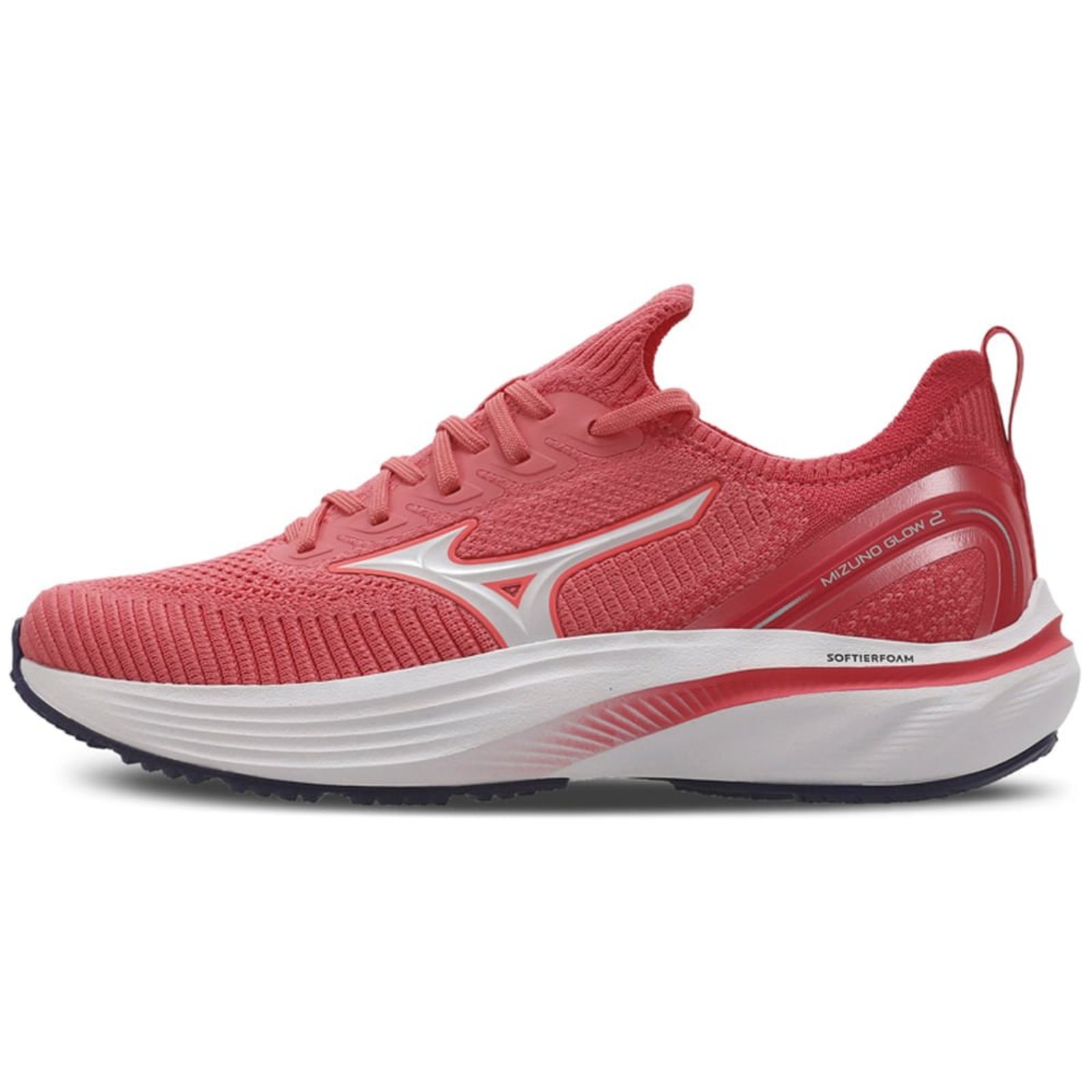 Vista 2 Tênis de Corrida Feminino Mizuno Glow 2 rosa Mizuno rosa