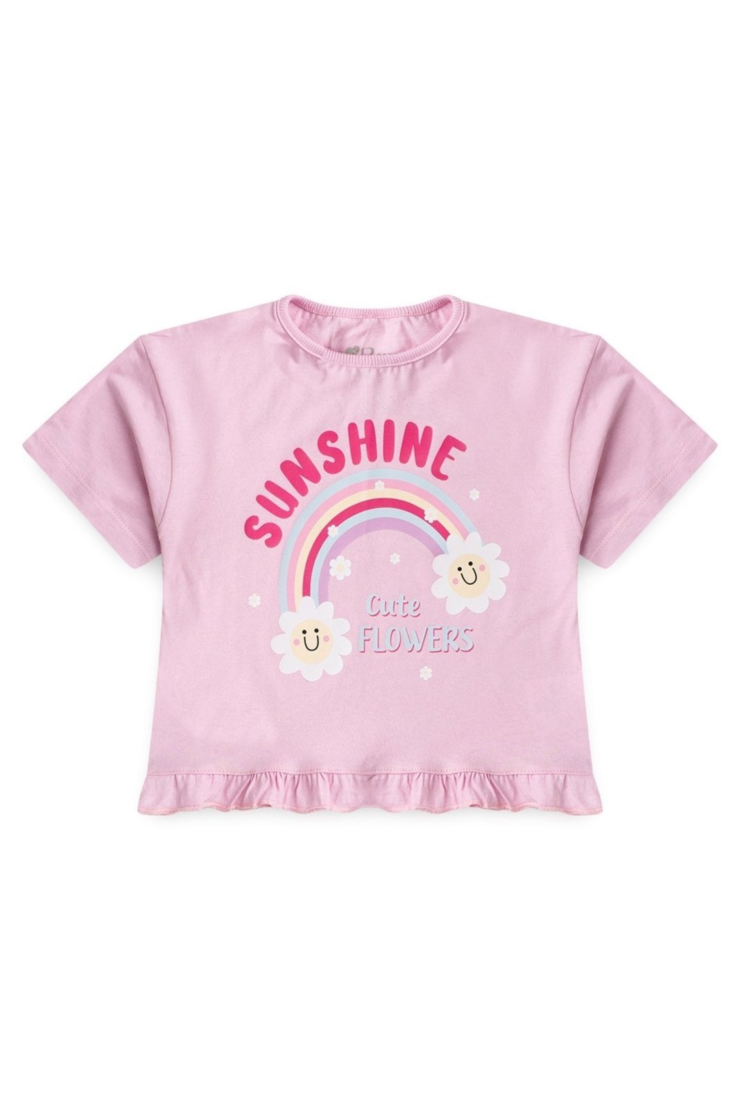 Vista 3 Infantil - Conjunto Bem Vestir Feminino Florzinhas Claro rosa BEM VESTIR rosa