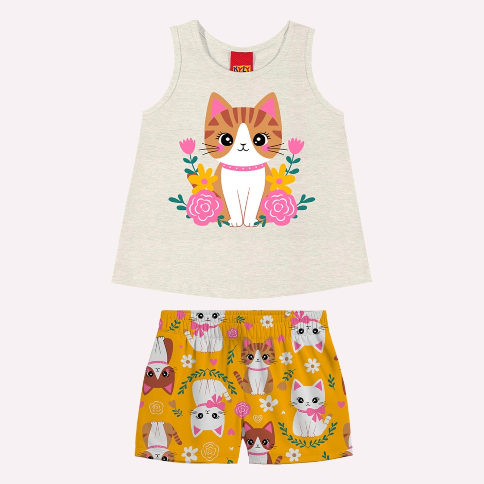 Infantil – Conjunto Menina Gatinha Kyly