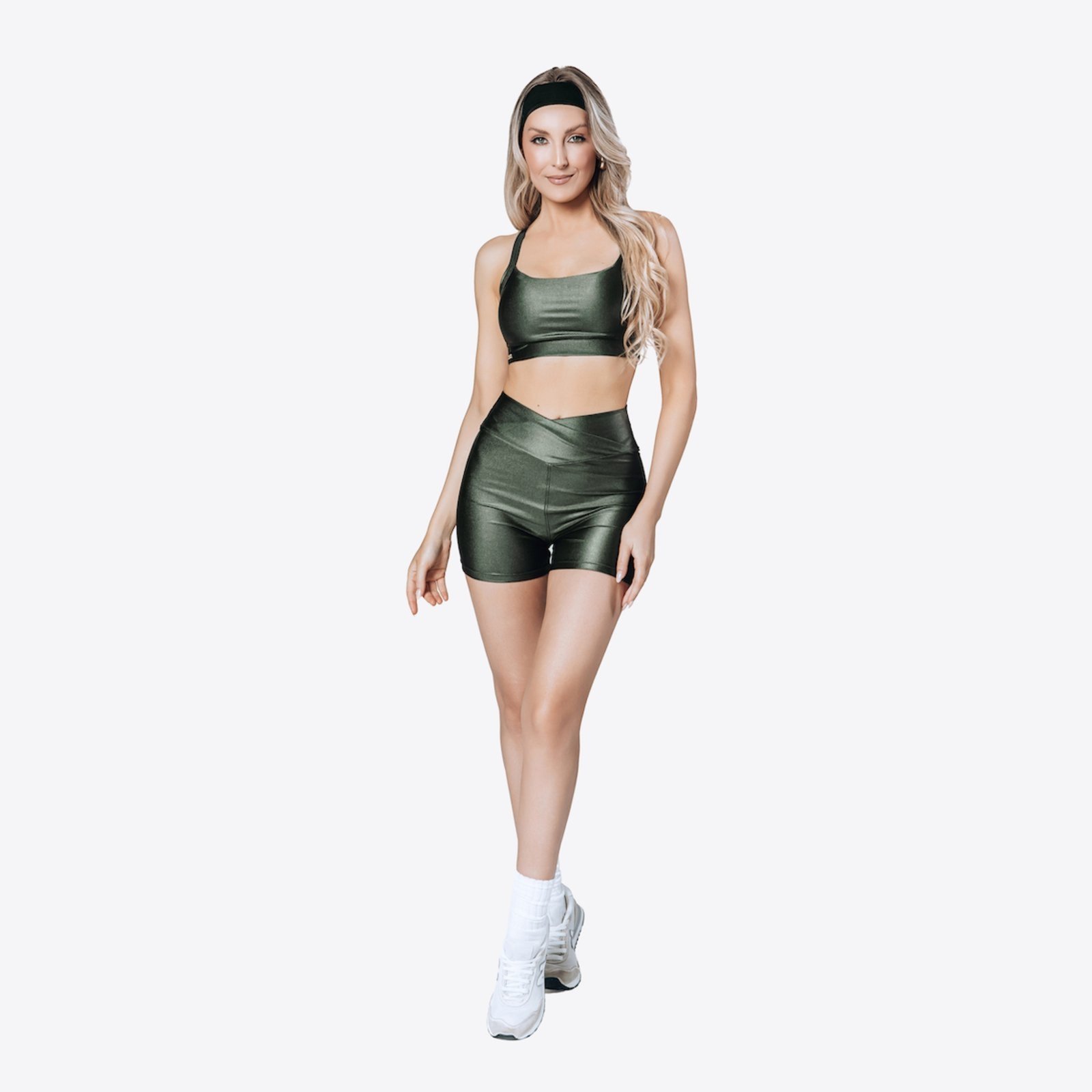 Shorts Atlea Strap Fit – Verde militar
