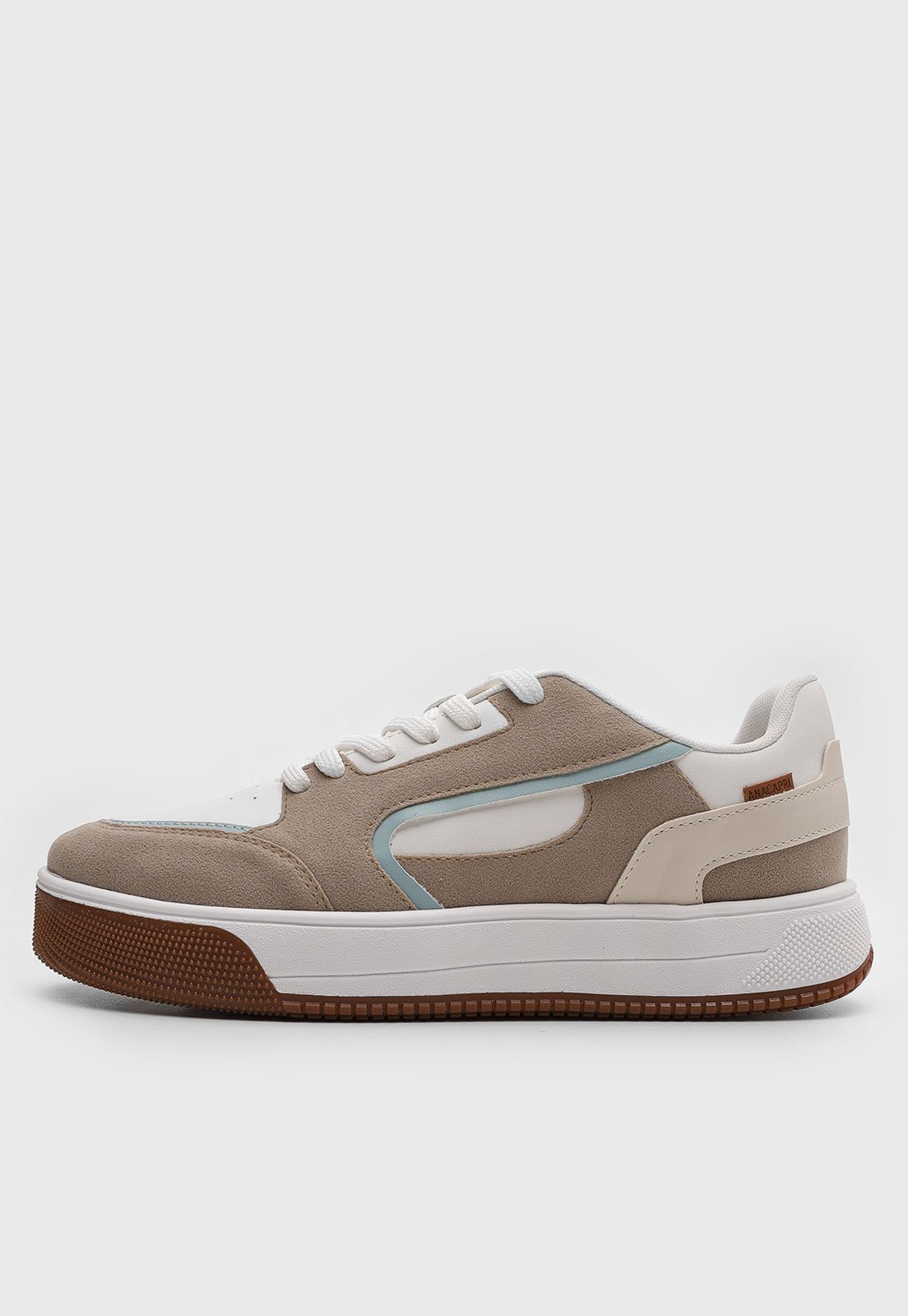 Tênis Feminino Anacapri Cadarço Branco