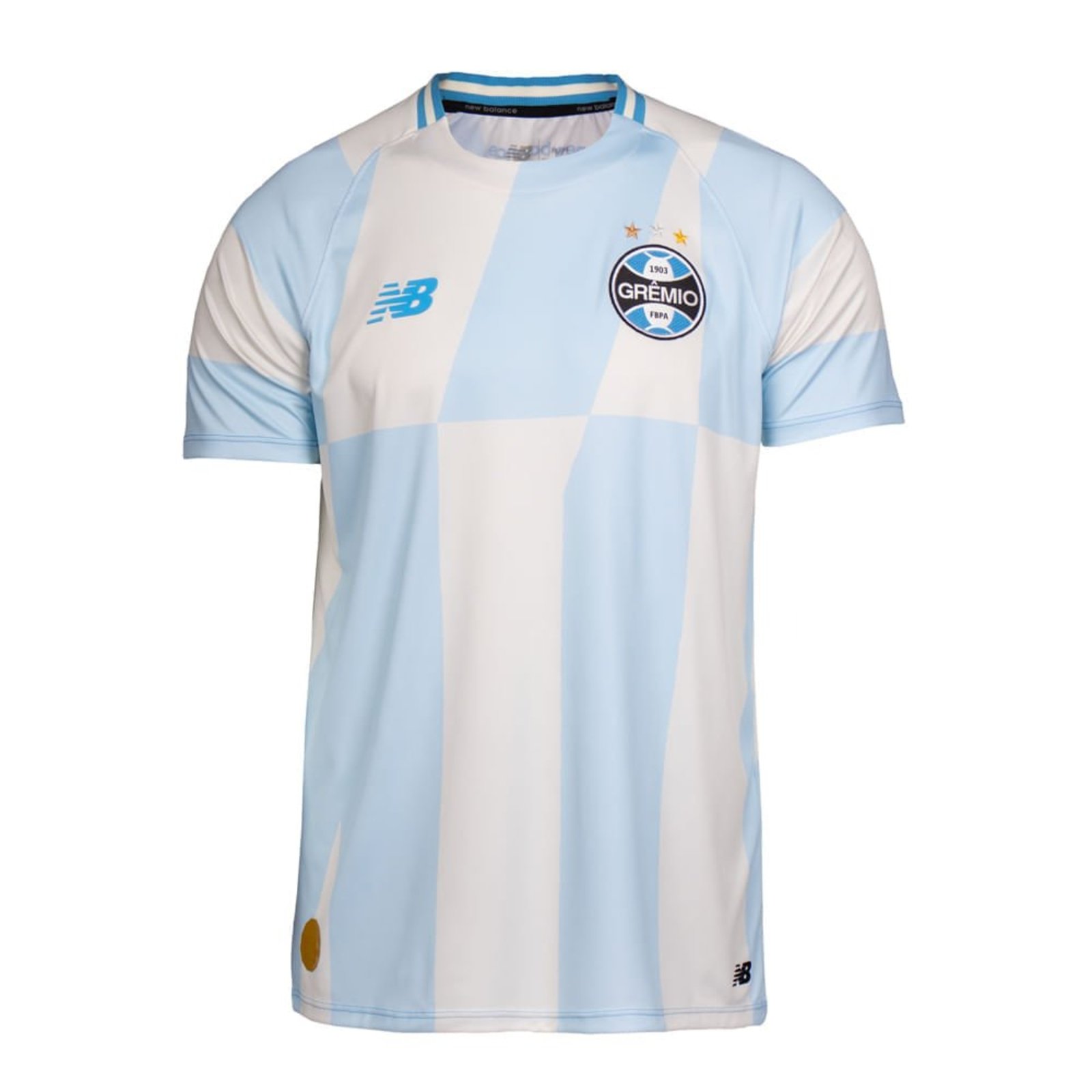 Camiseta Masculina New Balance Grêmio Torcedor 2026 Off White