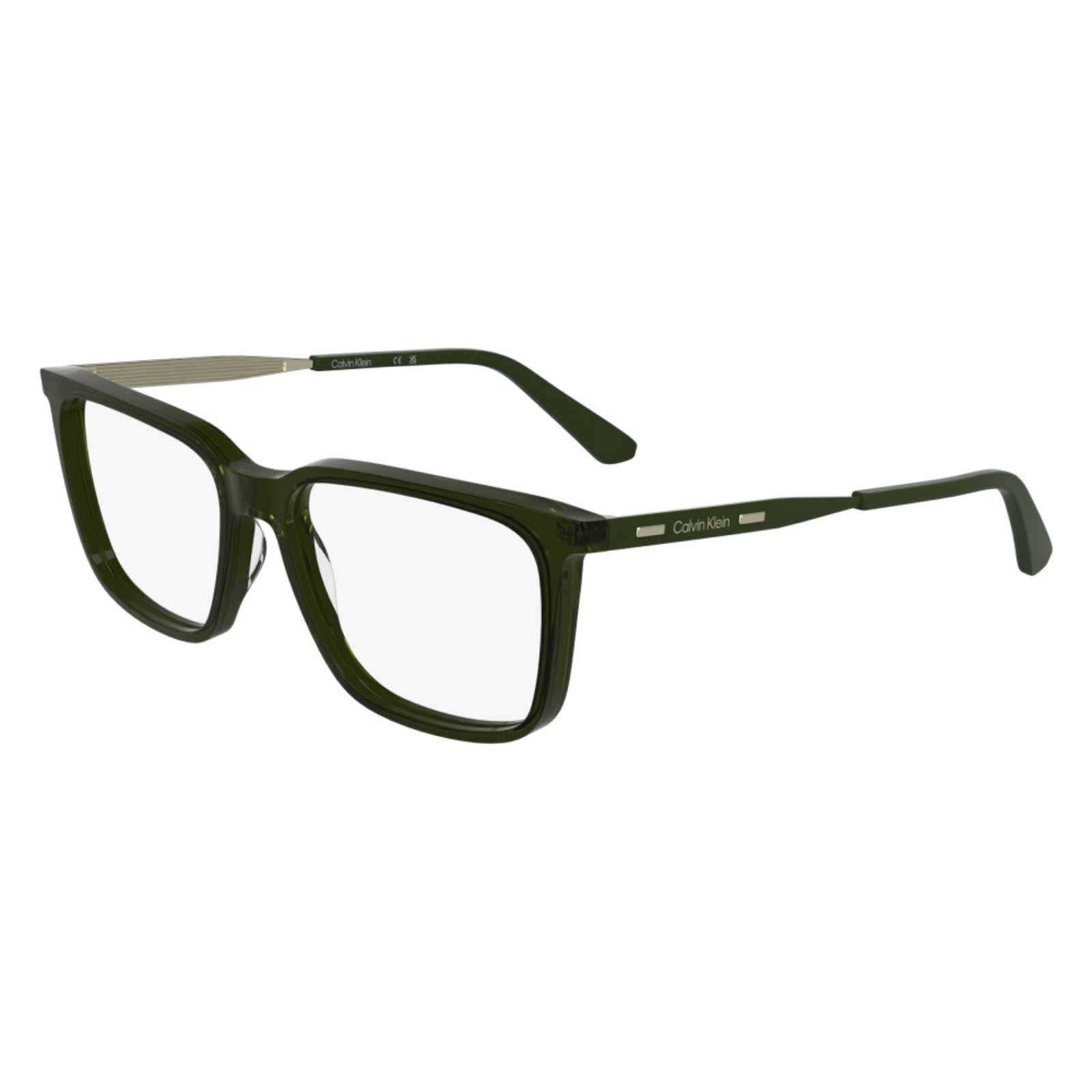 Armação Calvin Klein CK25517 330 Verde Masculino