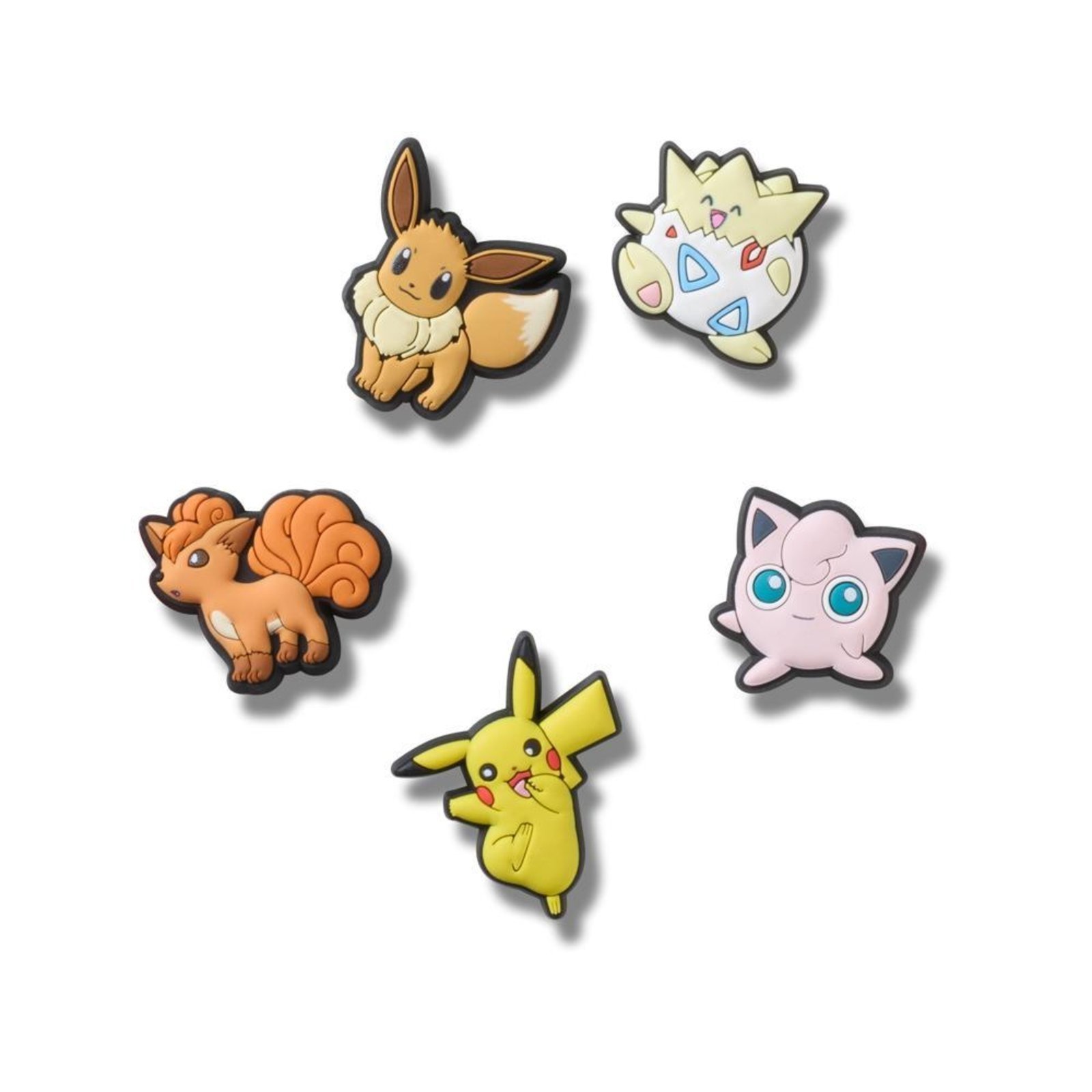Infantil – Jibbitz™ pokemon personagens pack com 5 peças unico Branco