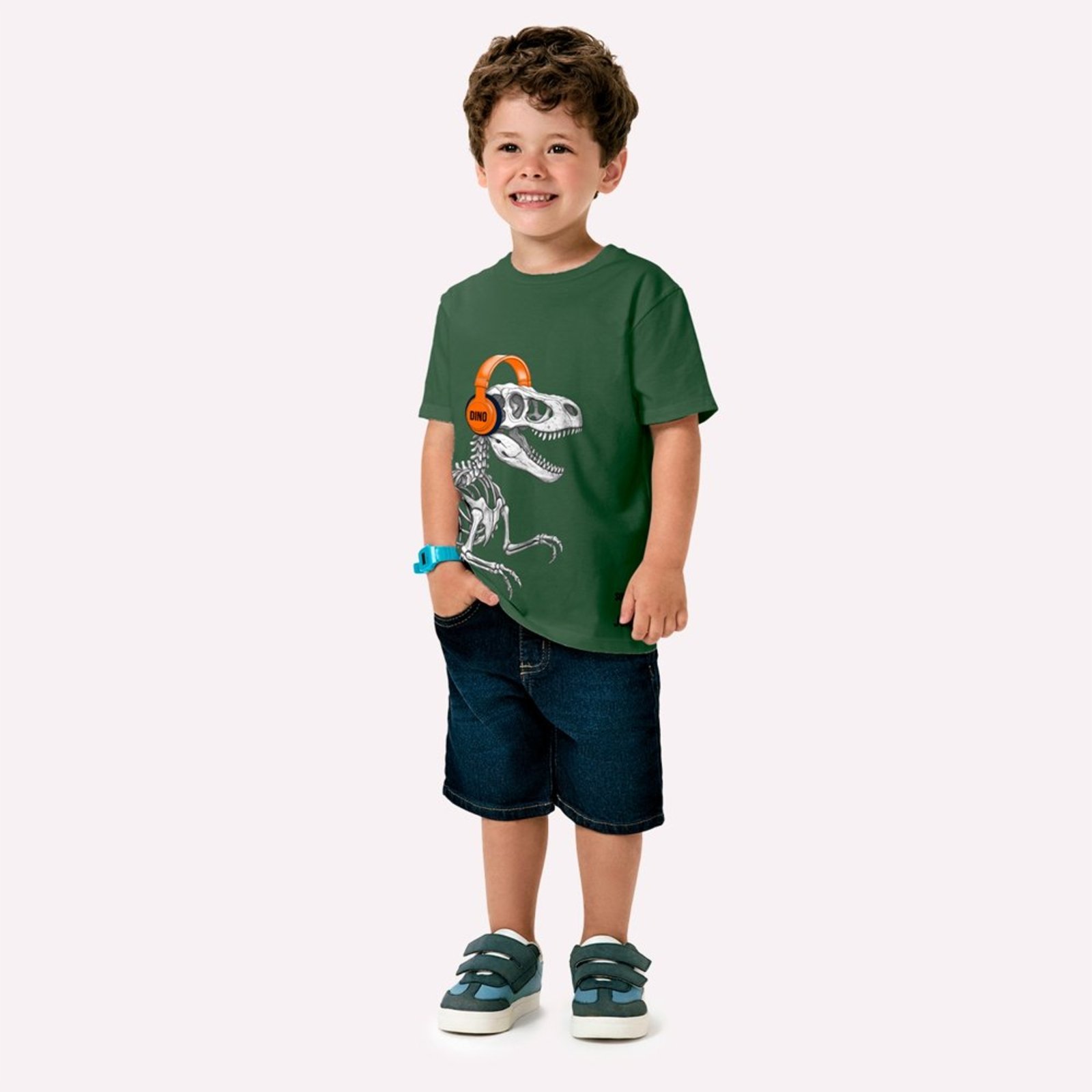 Infantil - Camiseta Menino Dinossauro Kyly