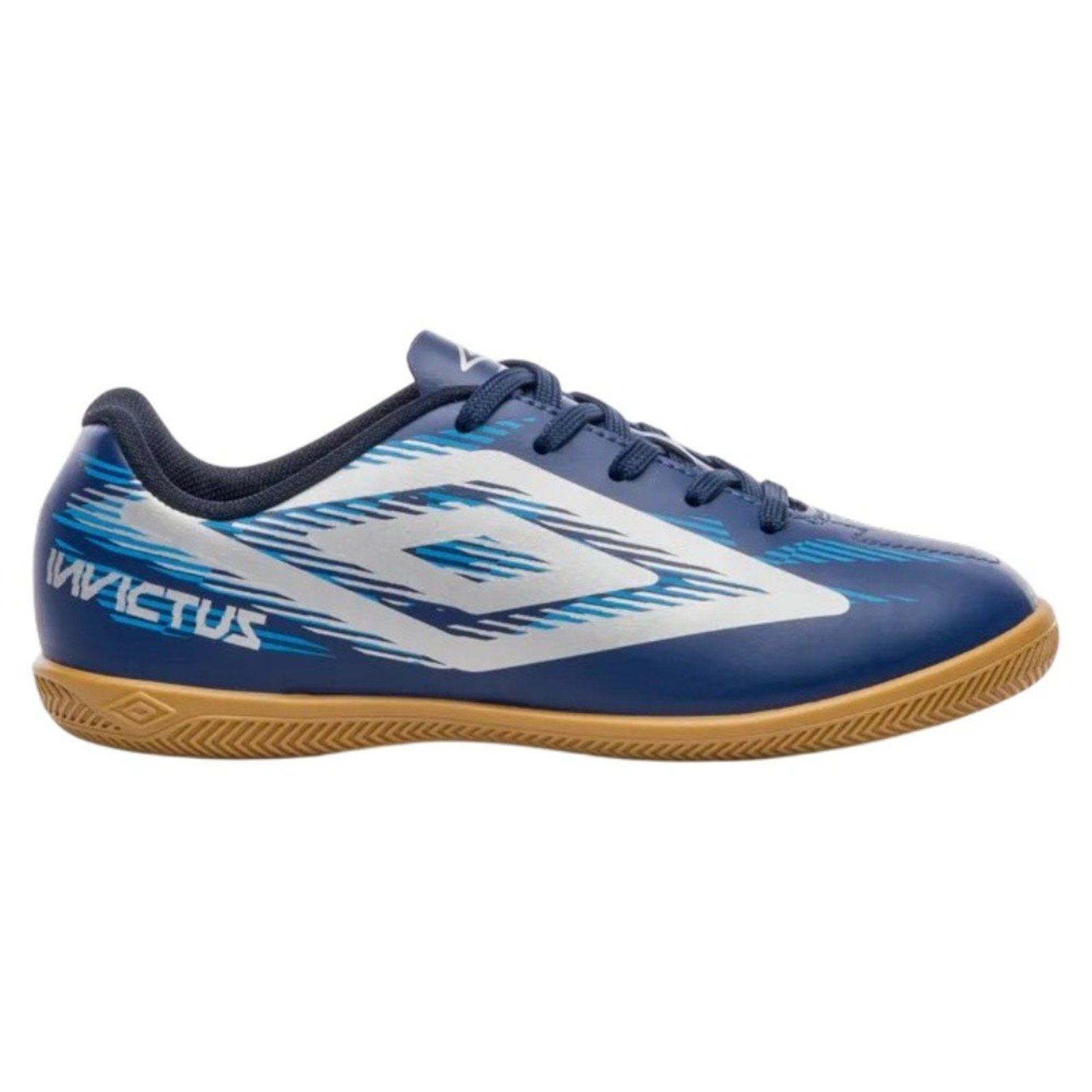 Chuteira Futsal Umbro Invictus Azul/Cinza