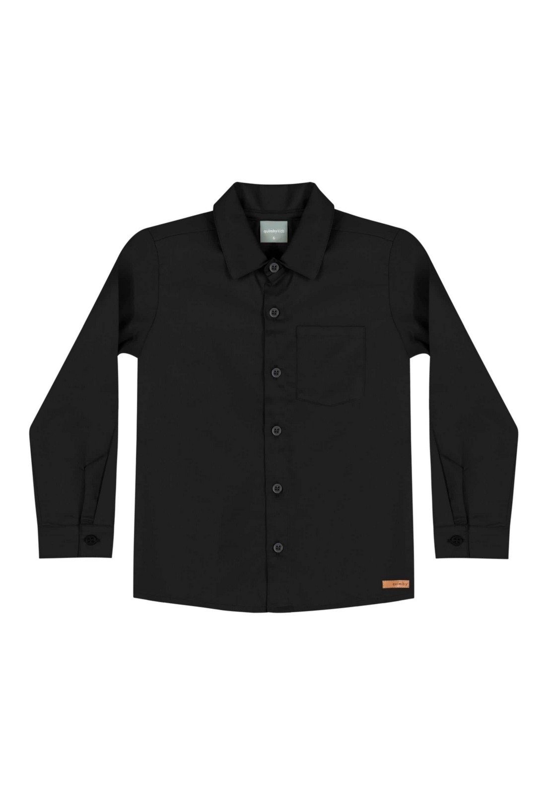 Vista 2 Infantil - Camisa Flanelada Menino Quimby preto Quimby preto
