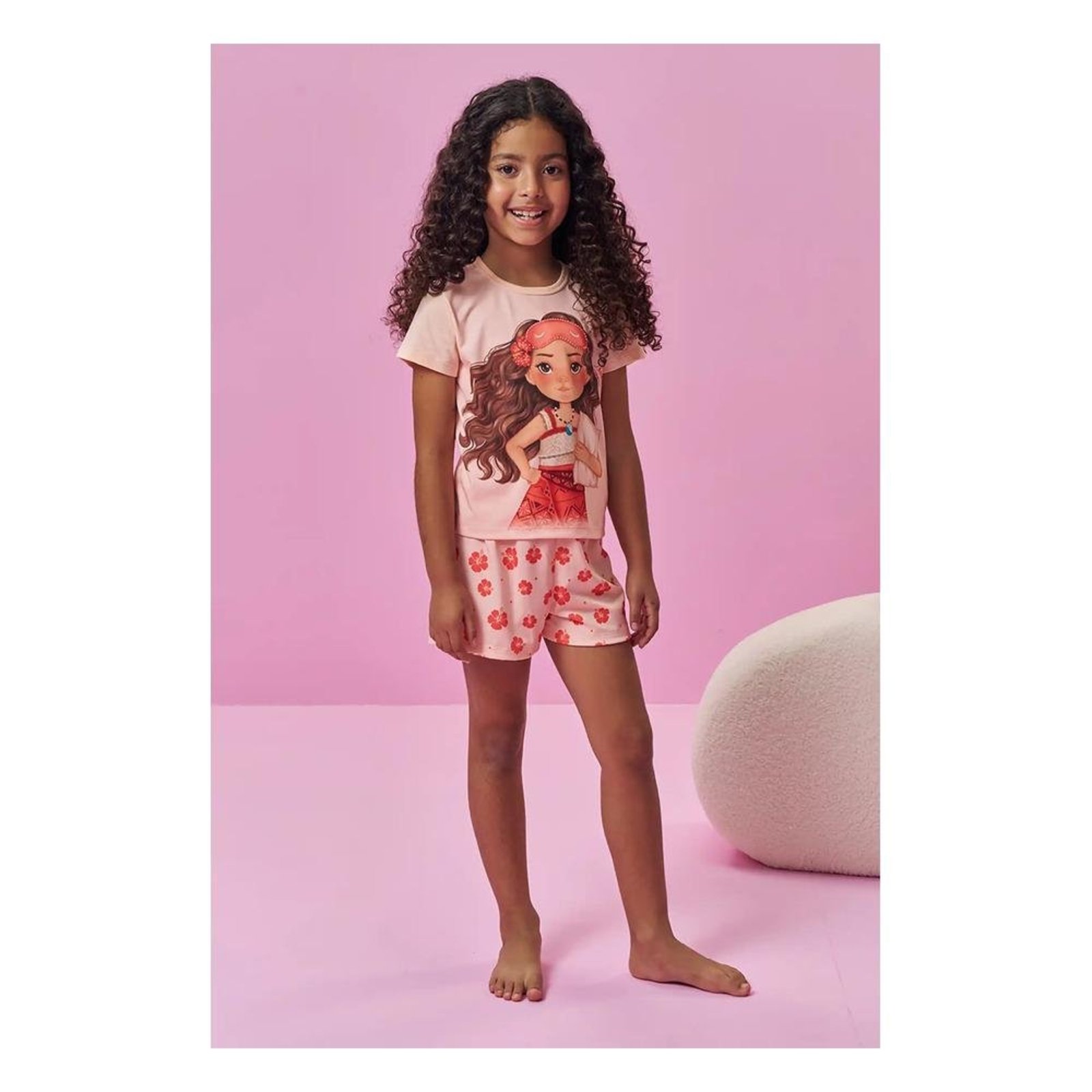 Pijama Menina Estampado Kukiê 10 Unico