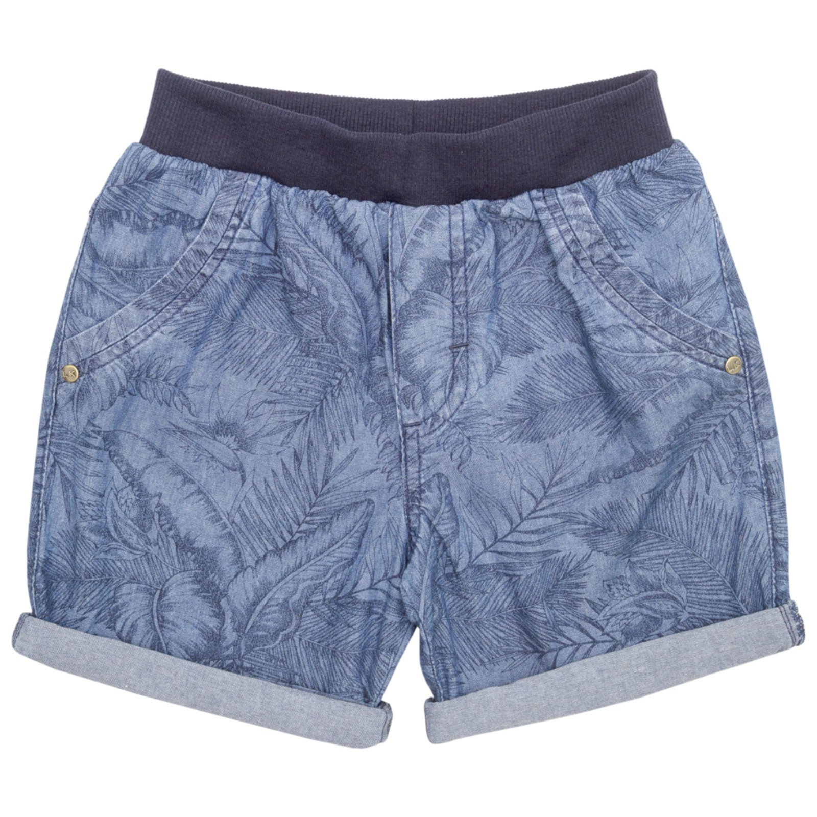 Infantil – Shorts Look Jeans Floral Jeans