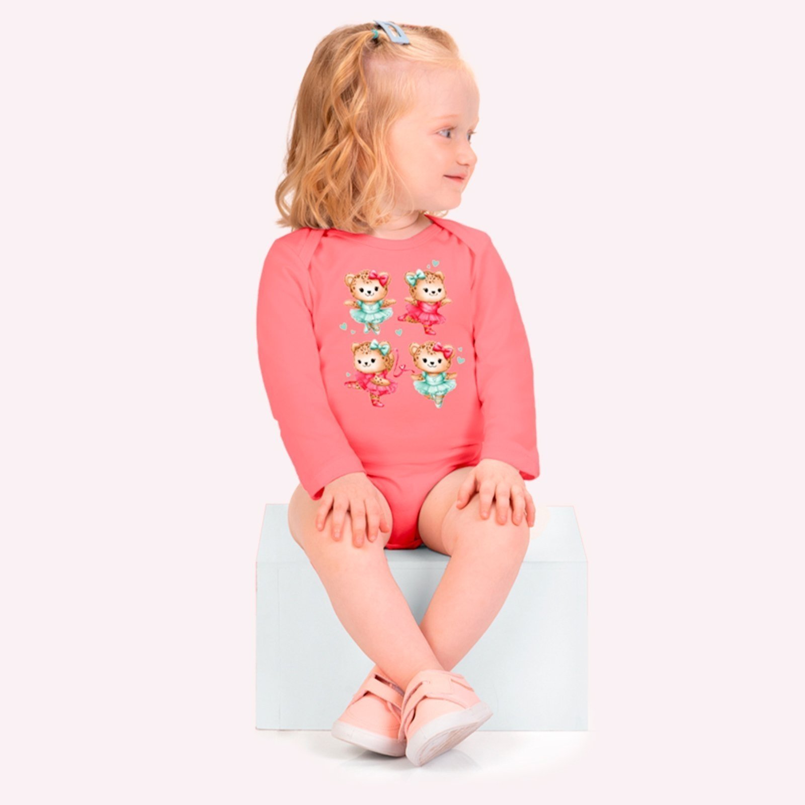 Infantil - Body Menina Onças Kyly