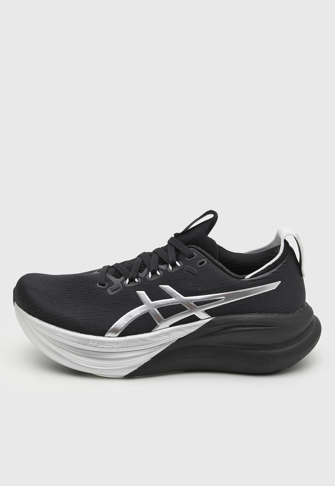 Tênis Feminino Asics Gel Nimbus 28 Platinum Preto