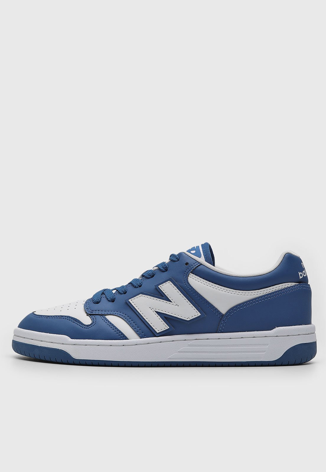 Tênis Masculino New Balance 480 Low Azul e Branco