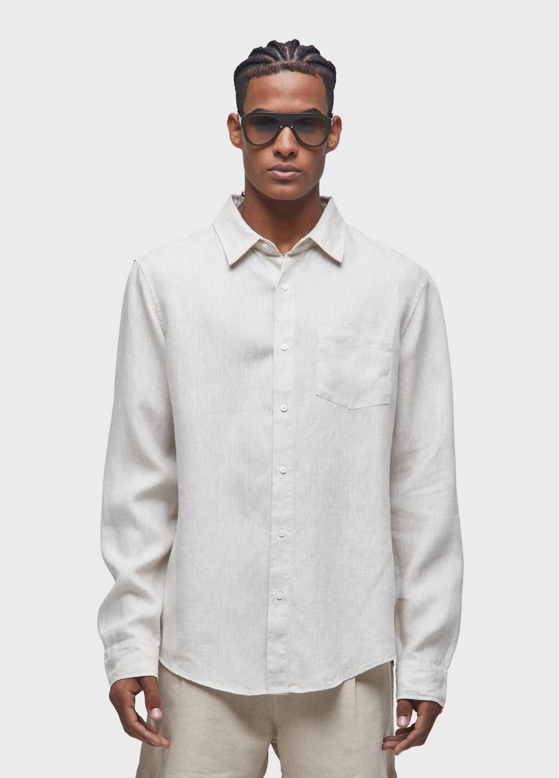 Camisa classic linen OSKLEN
