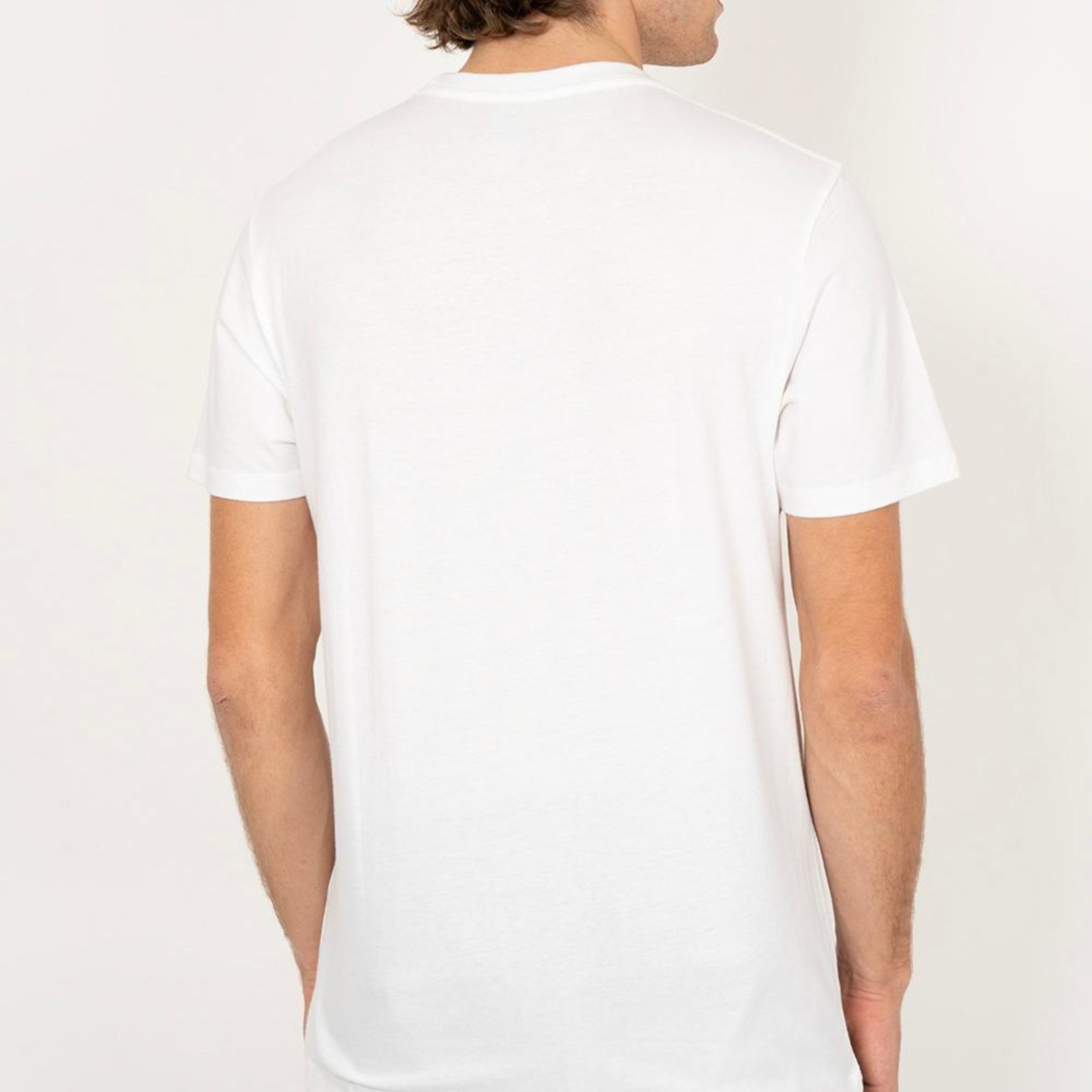 Camiseta Quiksilver Line Logo SM26 Masculina Branco