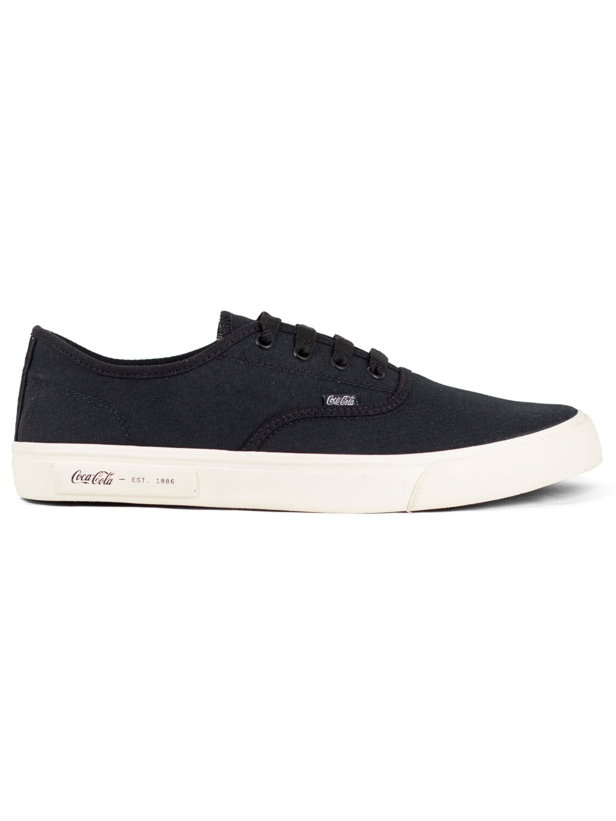 Tênis Masculino Coca Cola Shoes Casual Kick Travel Confortável Cadarço Preto