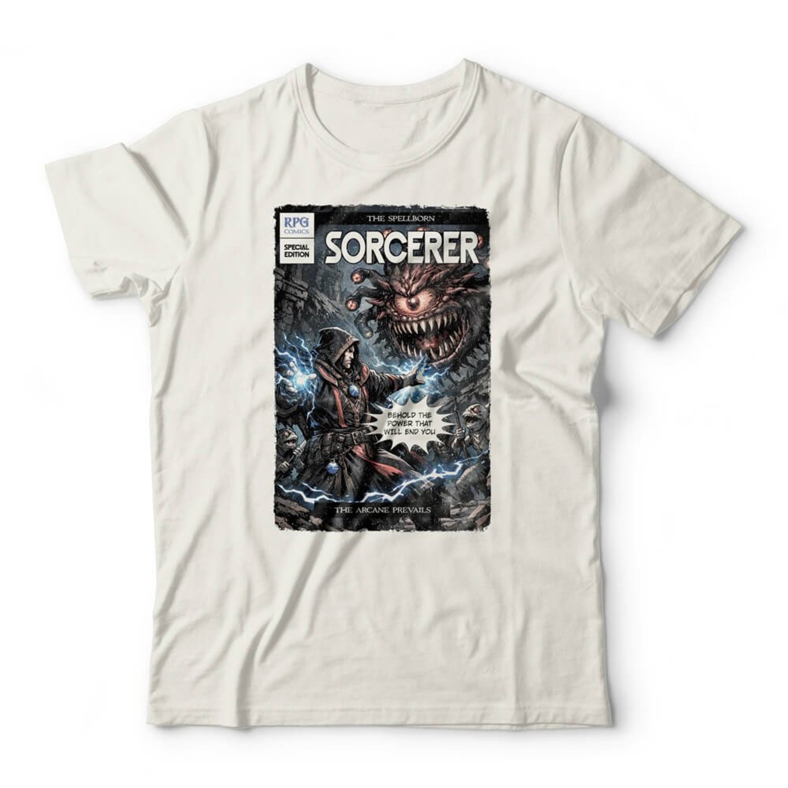 Camiseta Sorcerer Comics - Off White