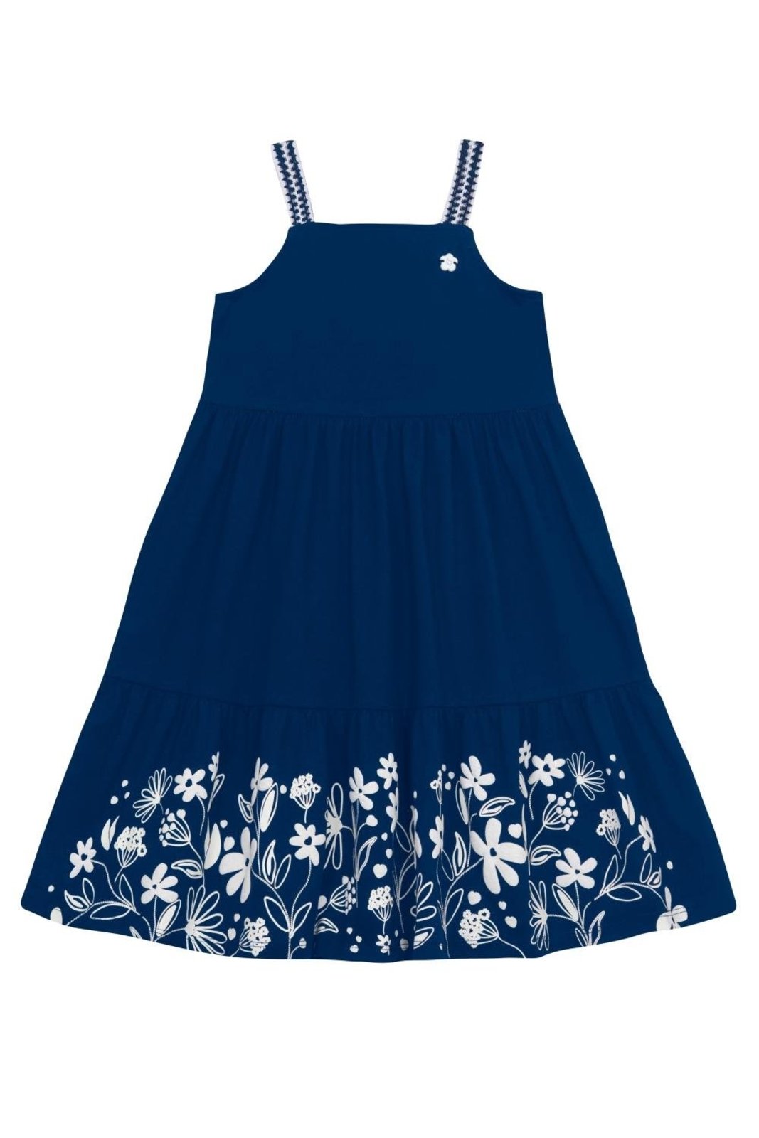Infantil - Vestido menina em meia malha Brandili