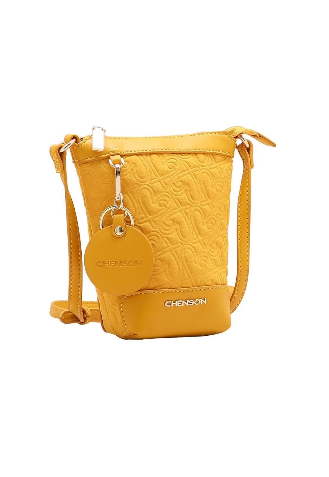Bolsa Feminina Chenson Heart Cool Amarelo 3784780