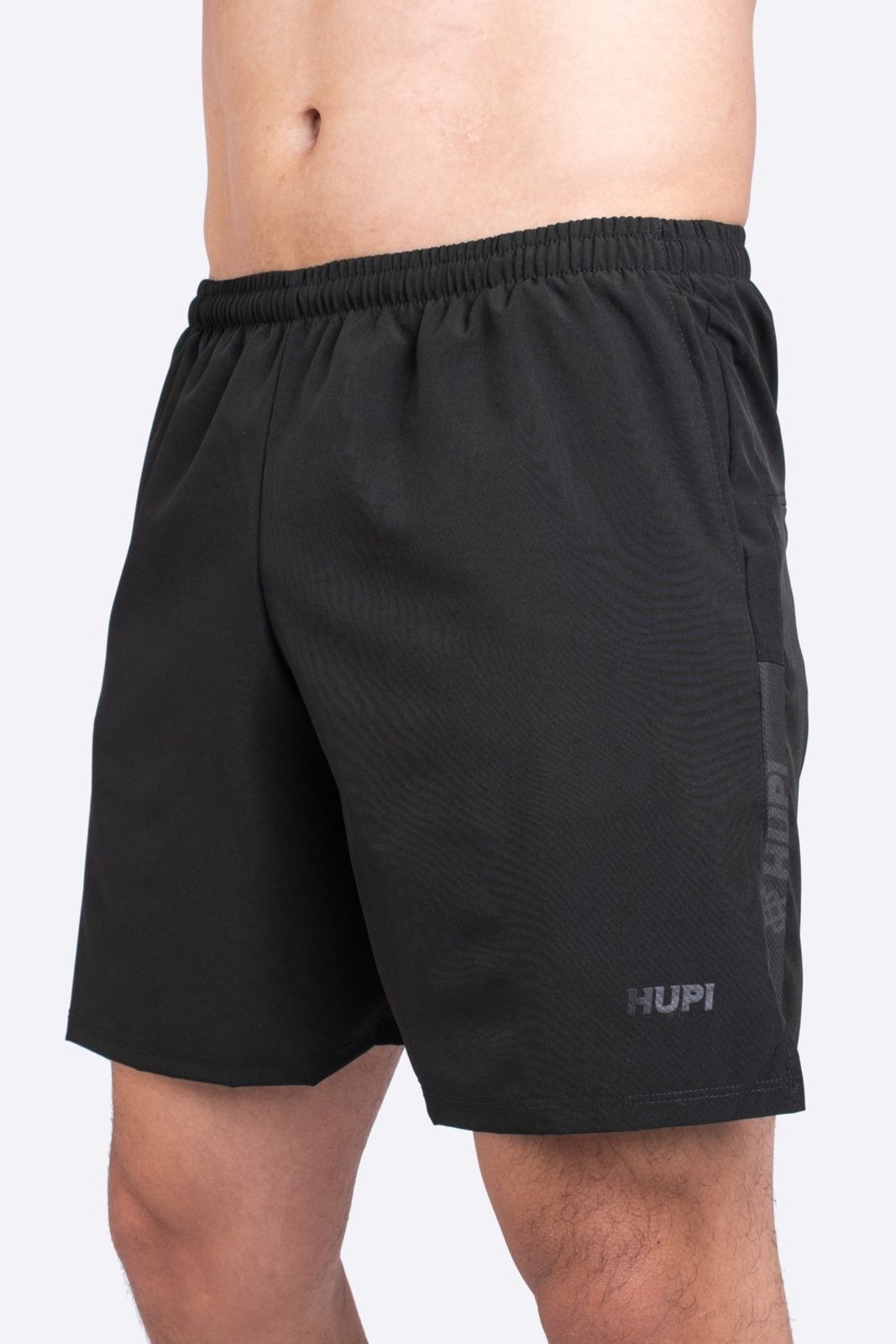 Shorts HUPI Pace Running Masculino Preto Preto
