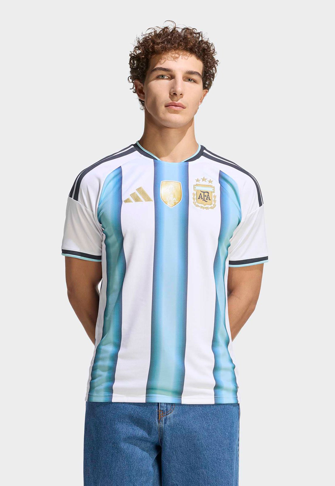 Camisa Masculina adidas Performance Argentina 26 Azul