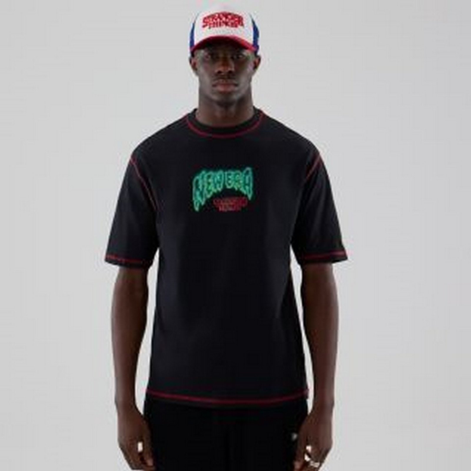 Camiseta New Era Regular Stranger Things NEW ERA Preto