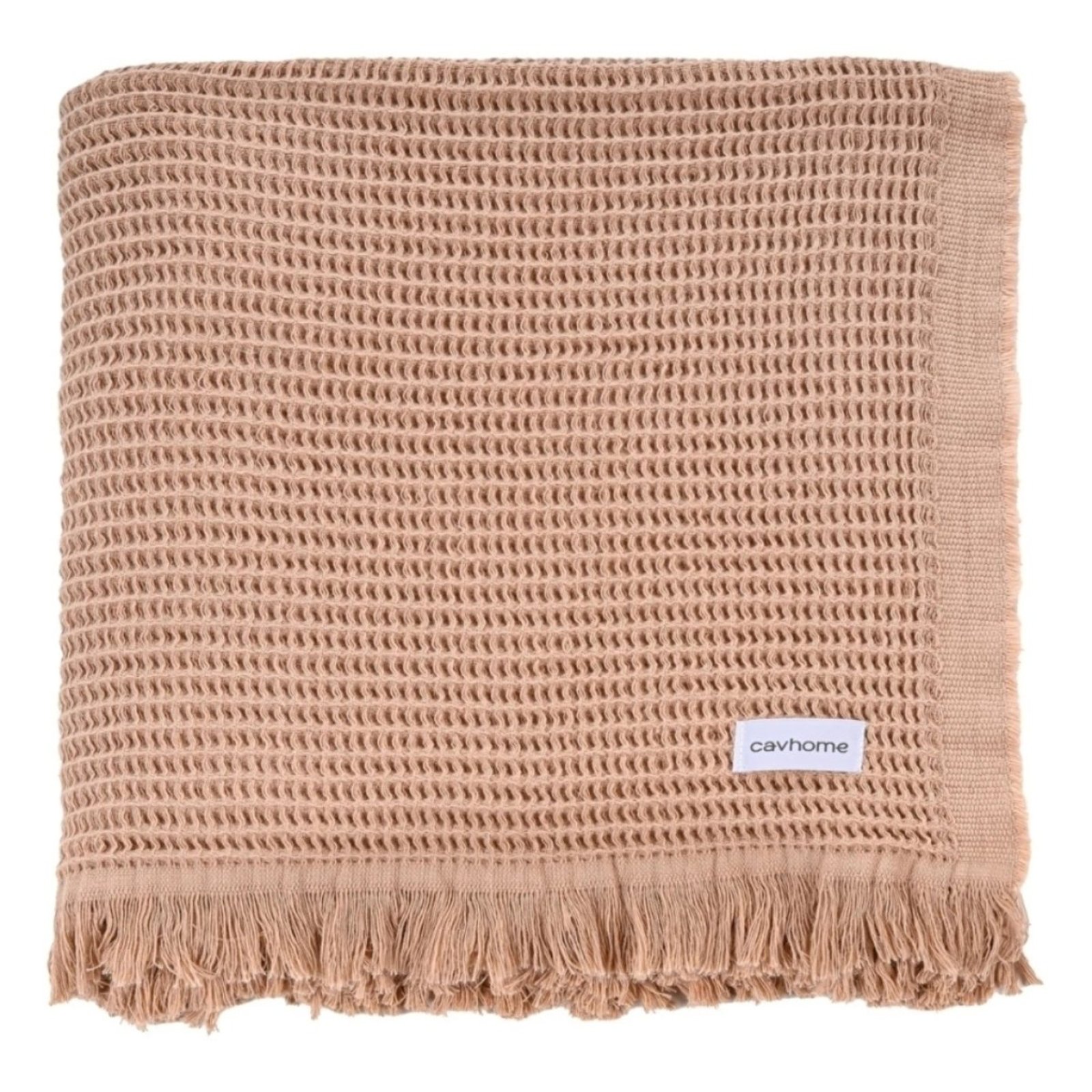 Manta Decorativa Cavhome Piquet Sirocco Bege