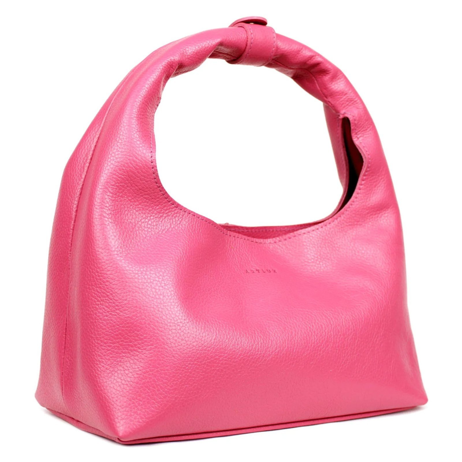 Vista 3 Bolsa Sack Bag em Couro Artlux SB-001 Fuchsia rosa fuchsia Artlux rosa fuchsia